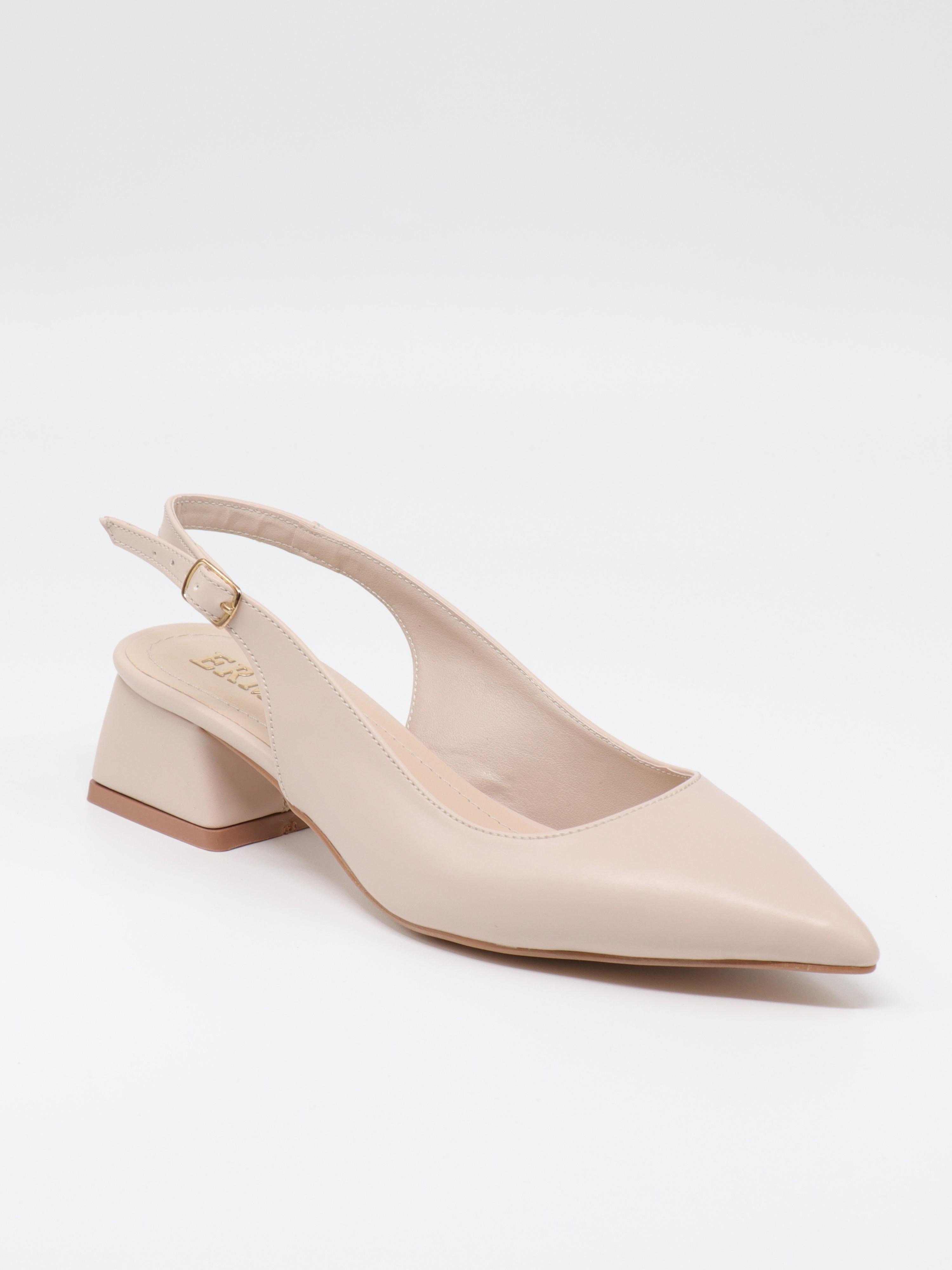 Nesil Shoes Ermod 2601 Ten Arkası Açık Kadın Ayakkabı