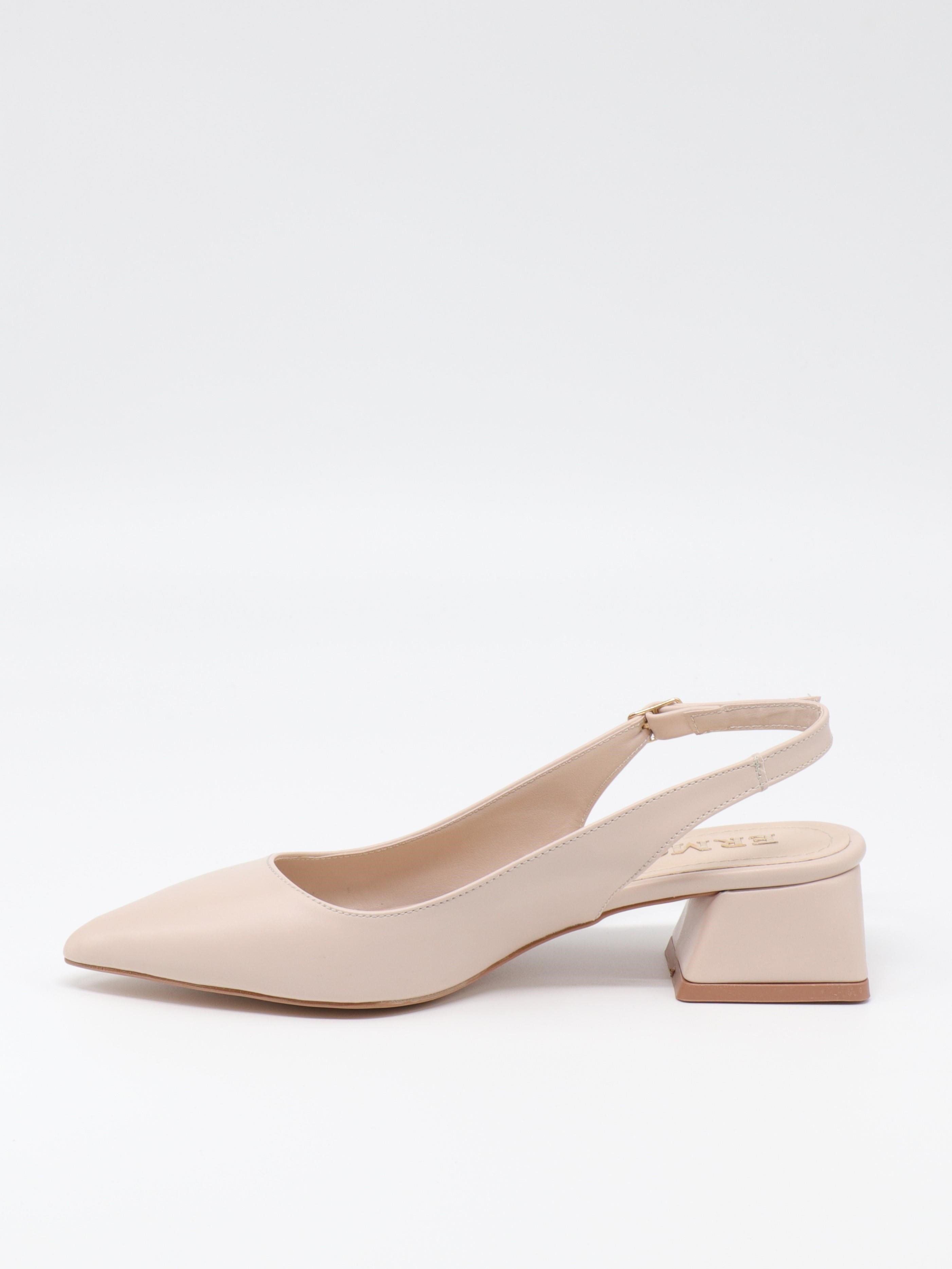 Nesil Shoes Ermod 2601 Ten Arkası Açık Kadın Ayakkabı