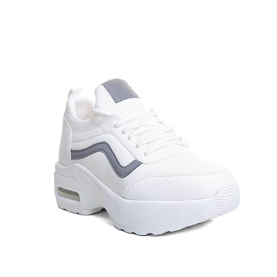 Nesil Shoes Flet 121 Beyaz Air Taban Kadın Sneakers