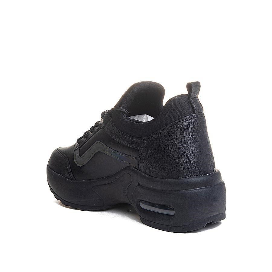 Nesil Shoes Flet 121 Siyah Air Taban Kadın Sneakers