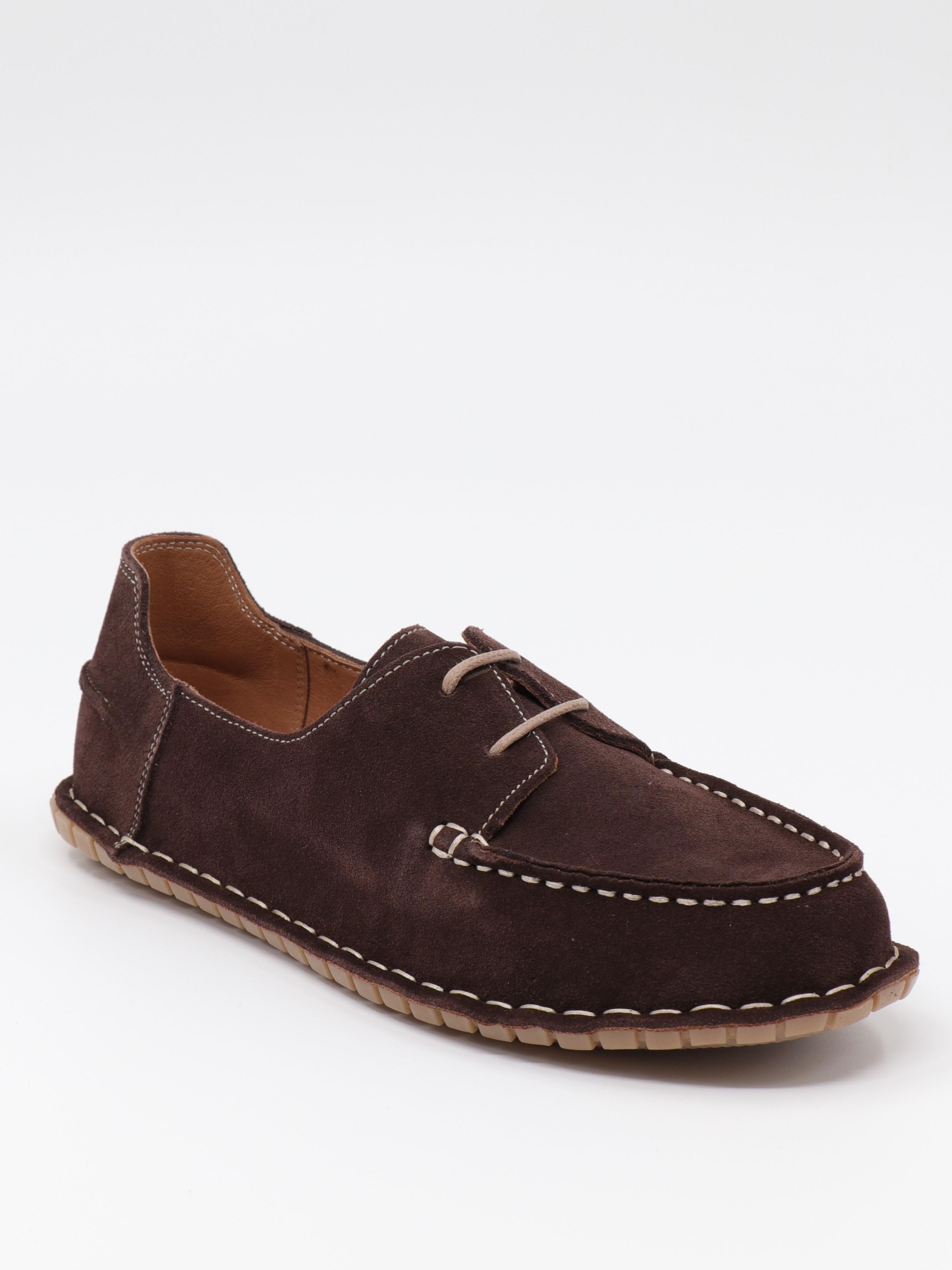 Nesil Shoes İzel 152 Kahve Süet Hakiki Deri Kadın Ayakkabı