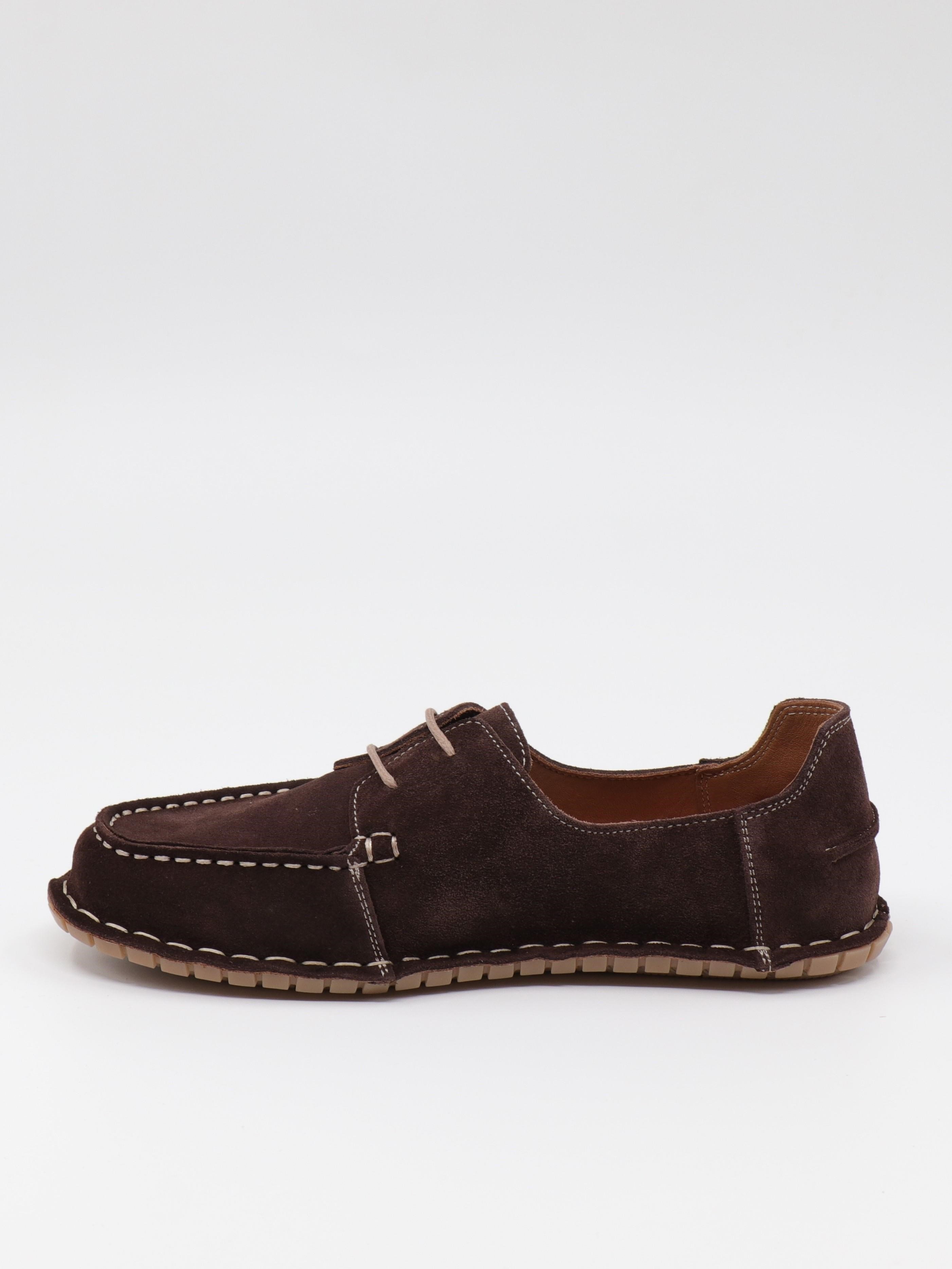 Nesil Shoes İzel 152 Kahve Süet Hakiki Deri Kadın Ayakkabı