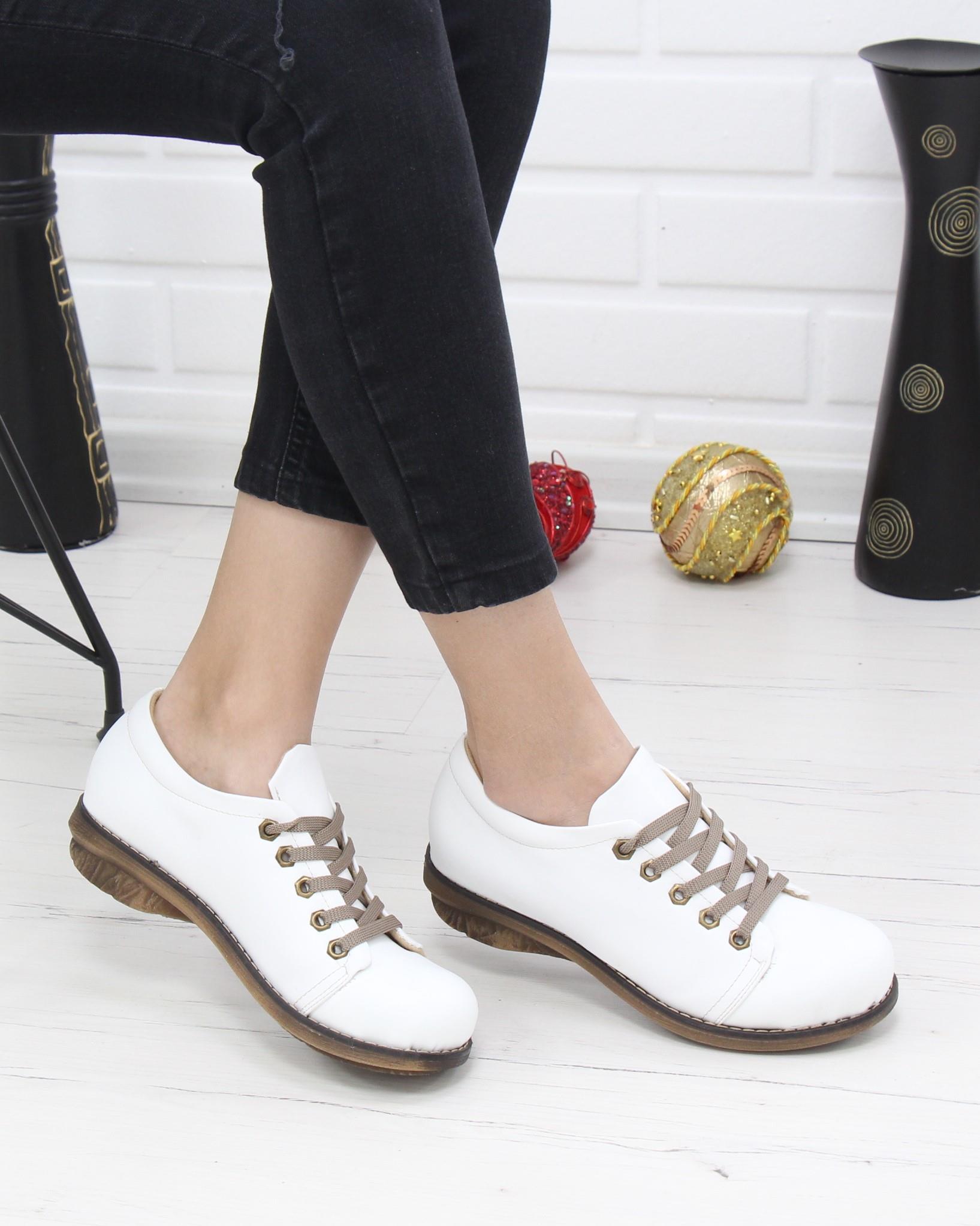 Nesil Shoes Mila 35 Beyaz Günlük Anatomik Kadın Ayakkabı