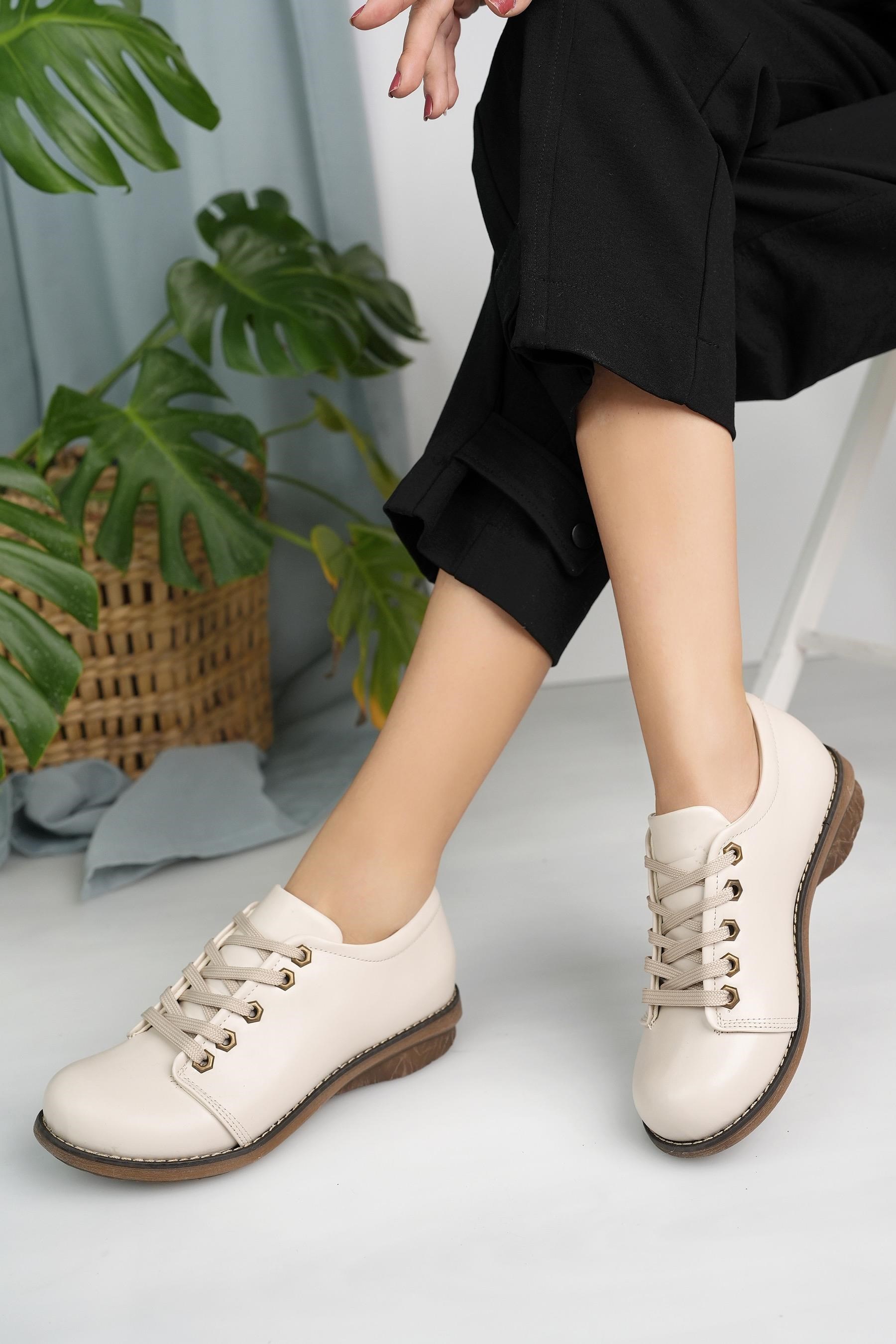 Nesil Shoes Mila 35 Ten Günlük Anatomik Kadın Ayakkabı