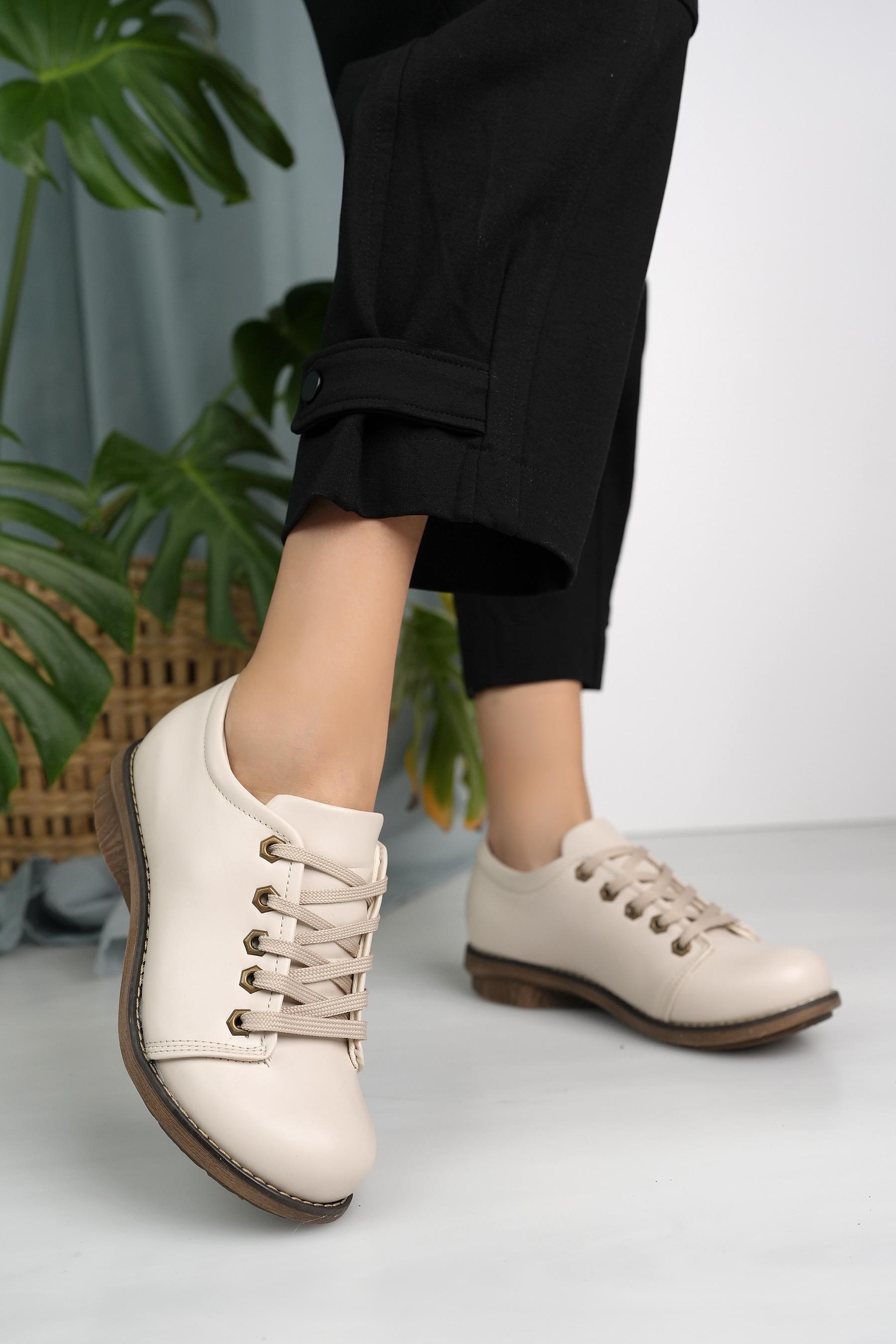 Nesil Shoes Mila 35 Ten Günlük Anatomik Kadın Ayakkabı