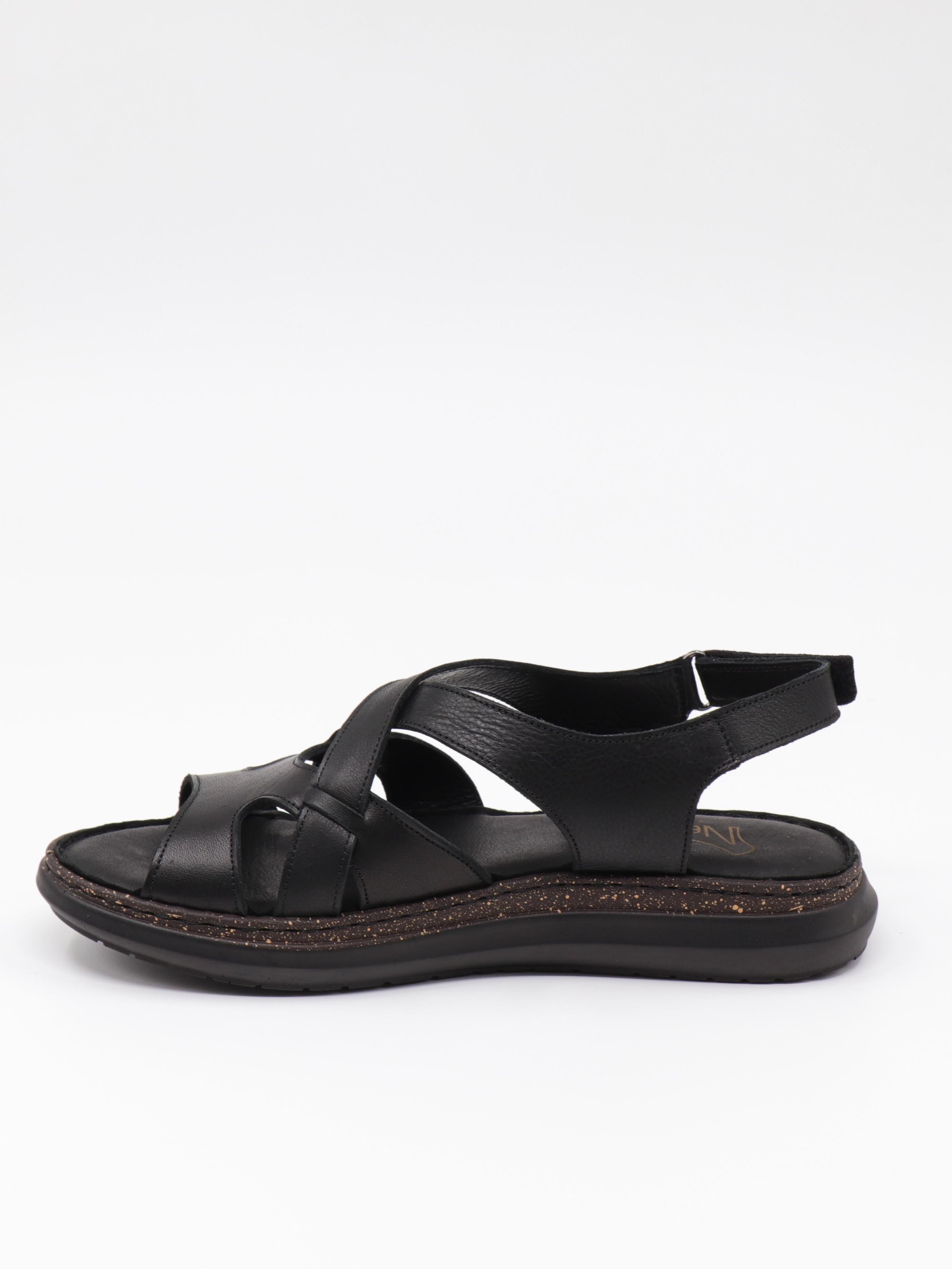 Nesil Shoes Mns 154 Siyah Hakiki Soft Deri Kadın Sandalet