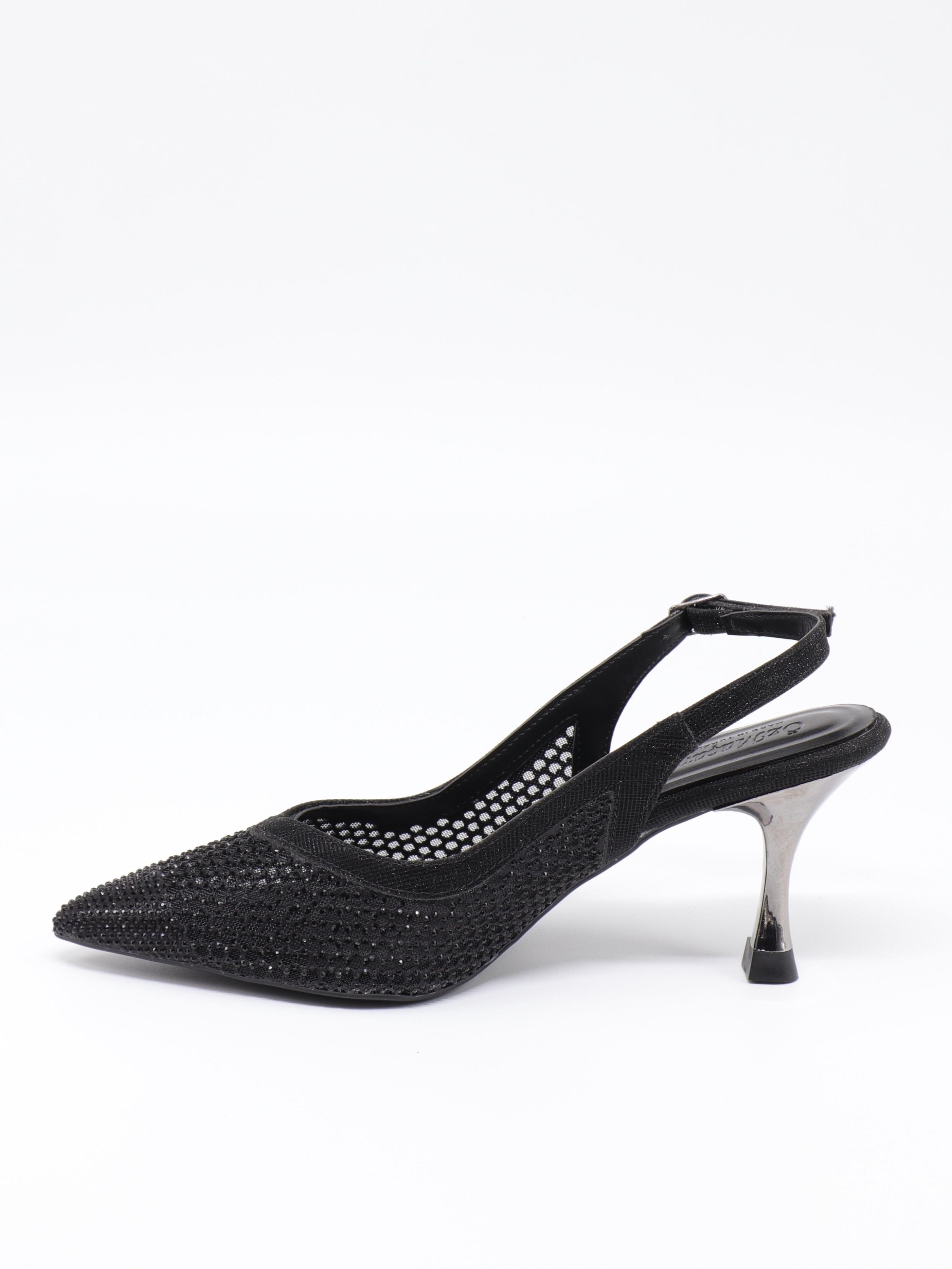 Nesil Shoes Özma 227 Siyah Topuklu A. Açık Kadın Ayakkabı