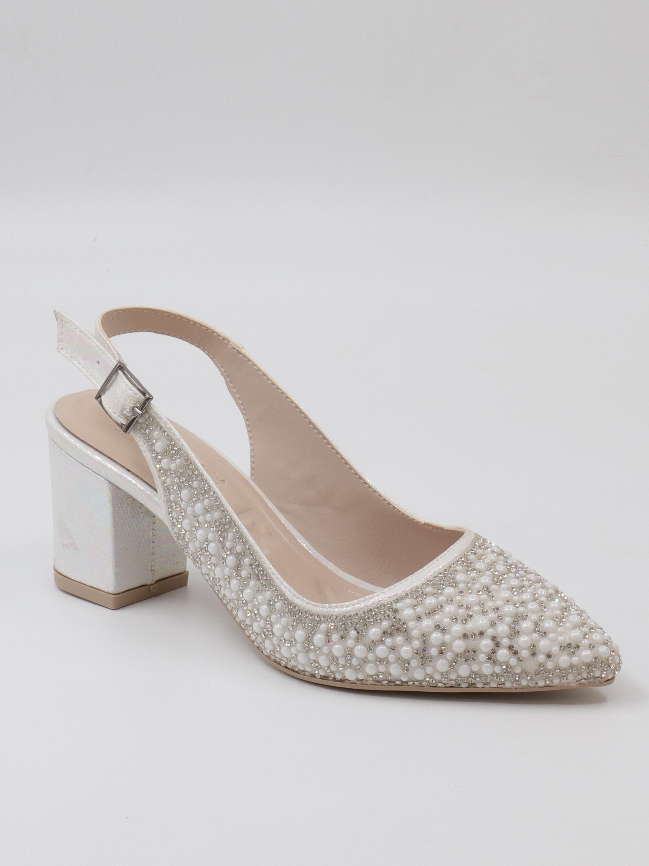 Nesil Shoes Özma 7006-2 Sedef Taşlı Kadın Sandalet