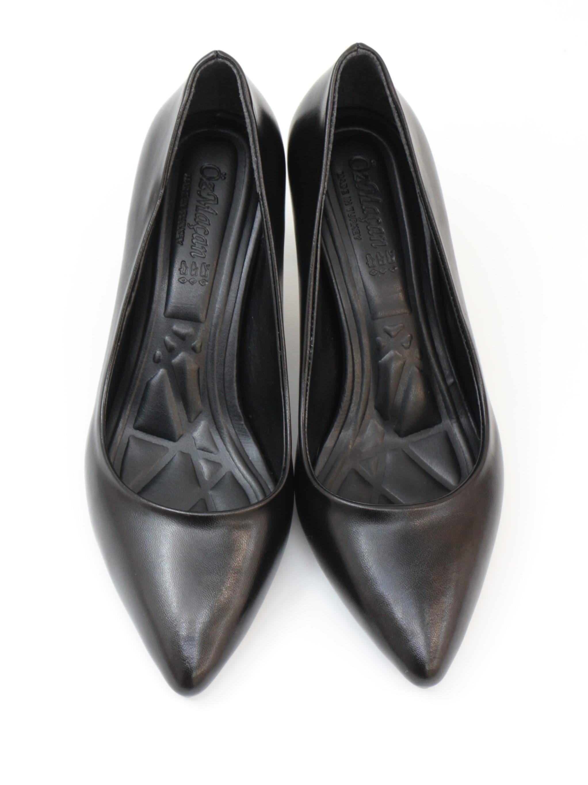 Nesil Shoes Özma 7021 Siyah Topuklu Kadın Stiletto
