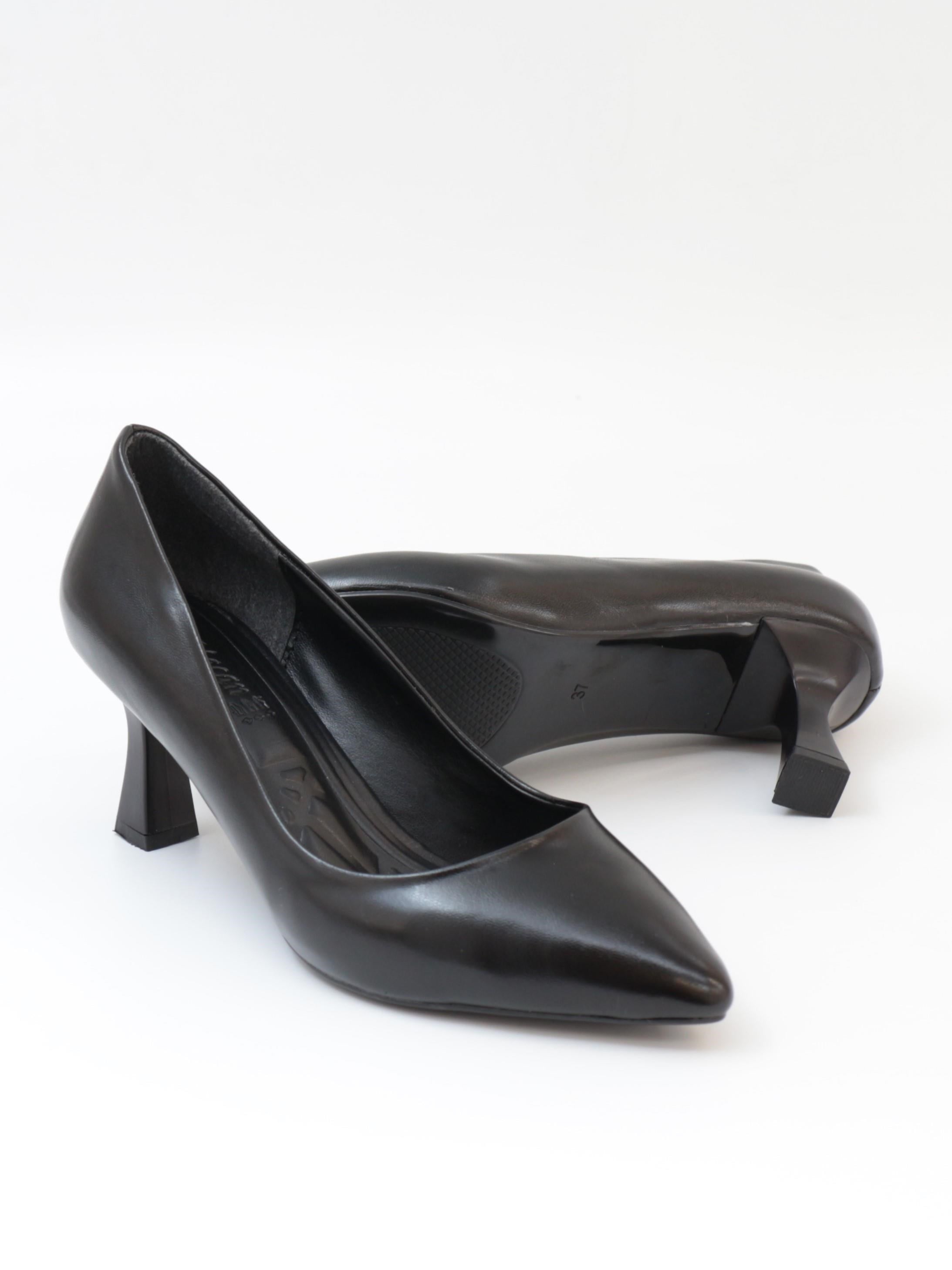 Nesil Shoes Özma 7021 Siyah Topuklu Kadın Stiletto