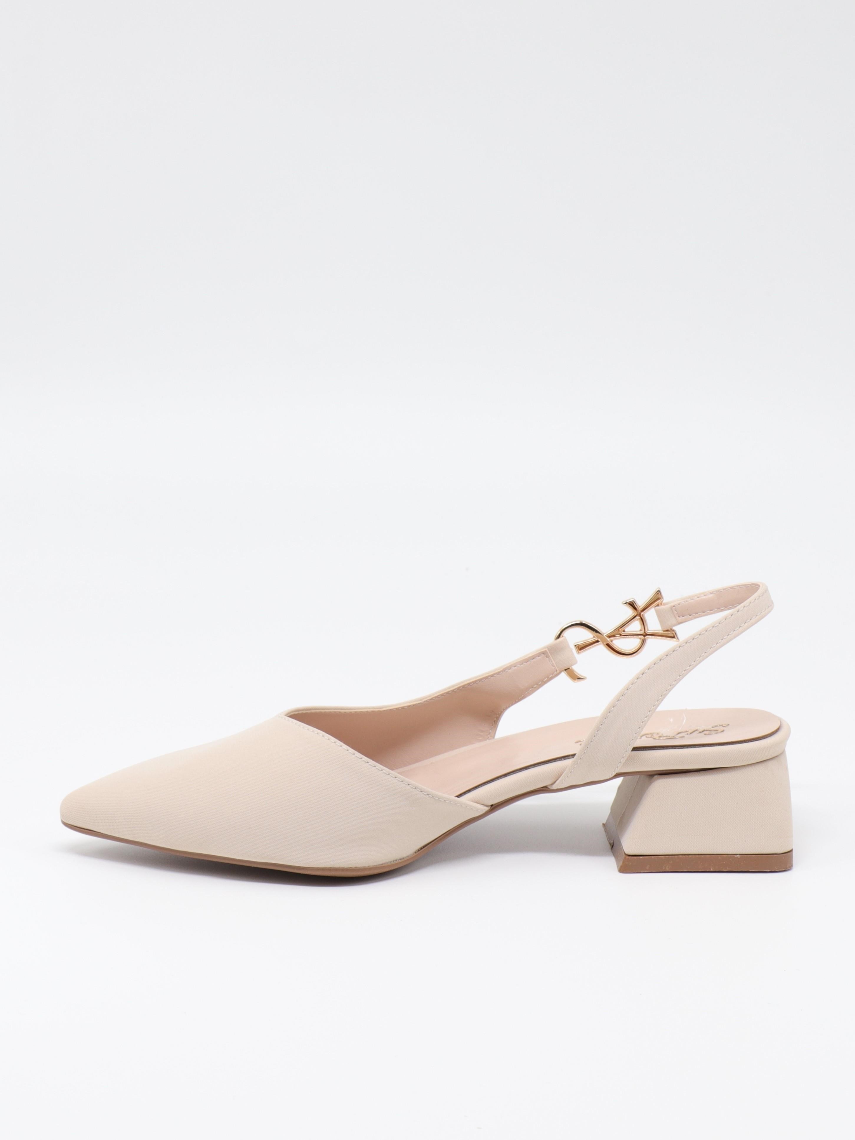 Nesil Shoes Peri 3655 Ten Saten Kadın Sandalet
