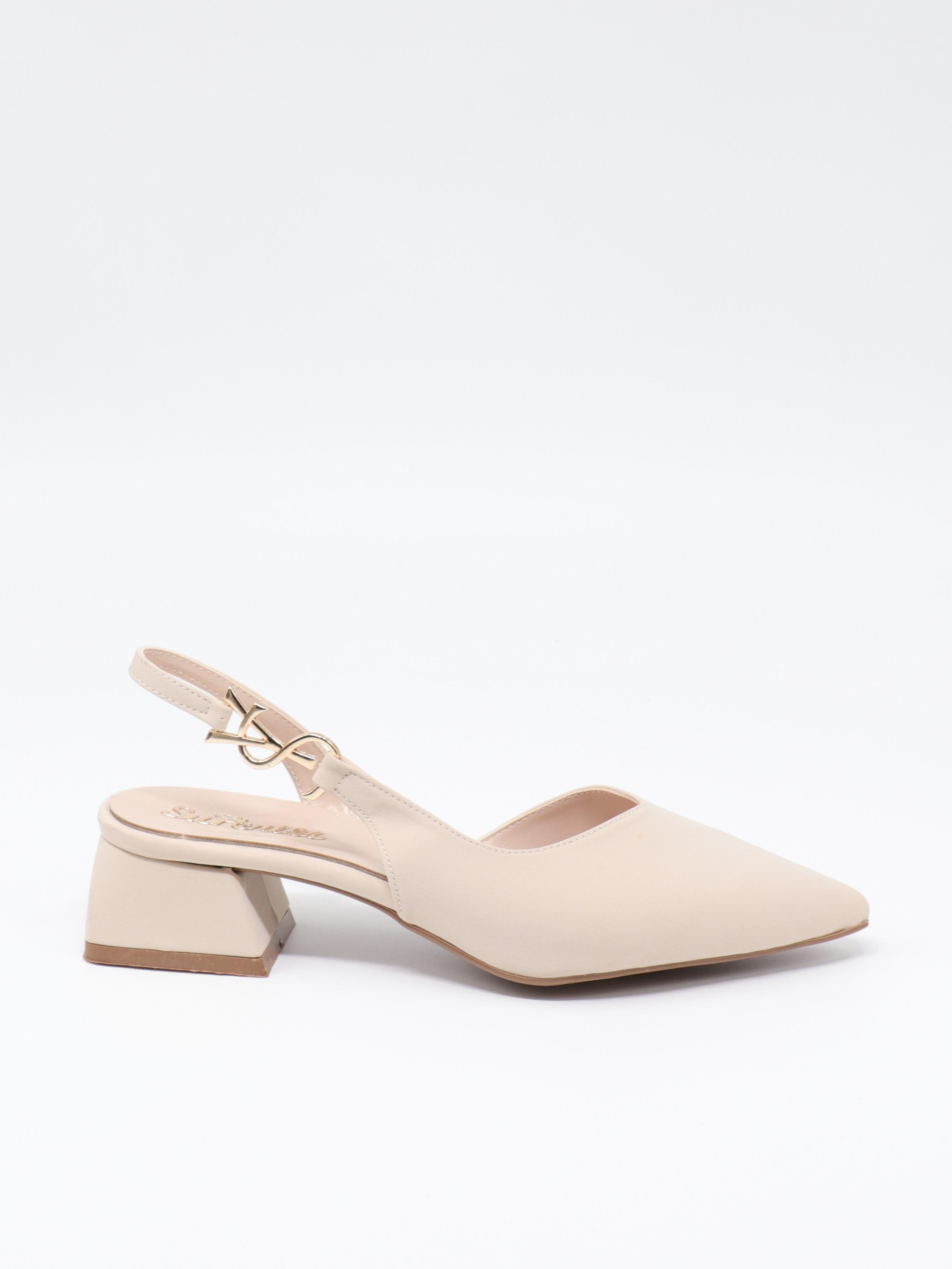 Nesil Shoes Peri 3655 Ten Saten Kadın Sandalet
