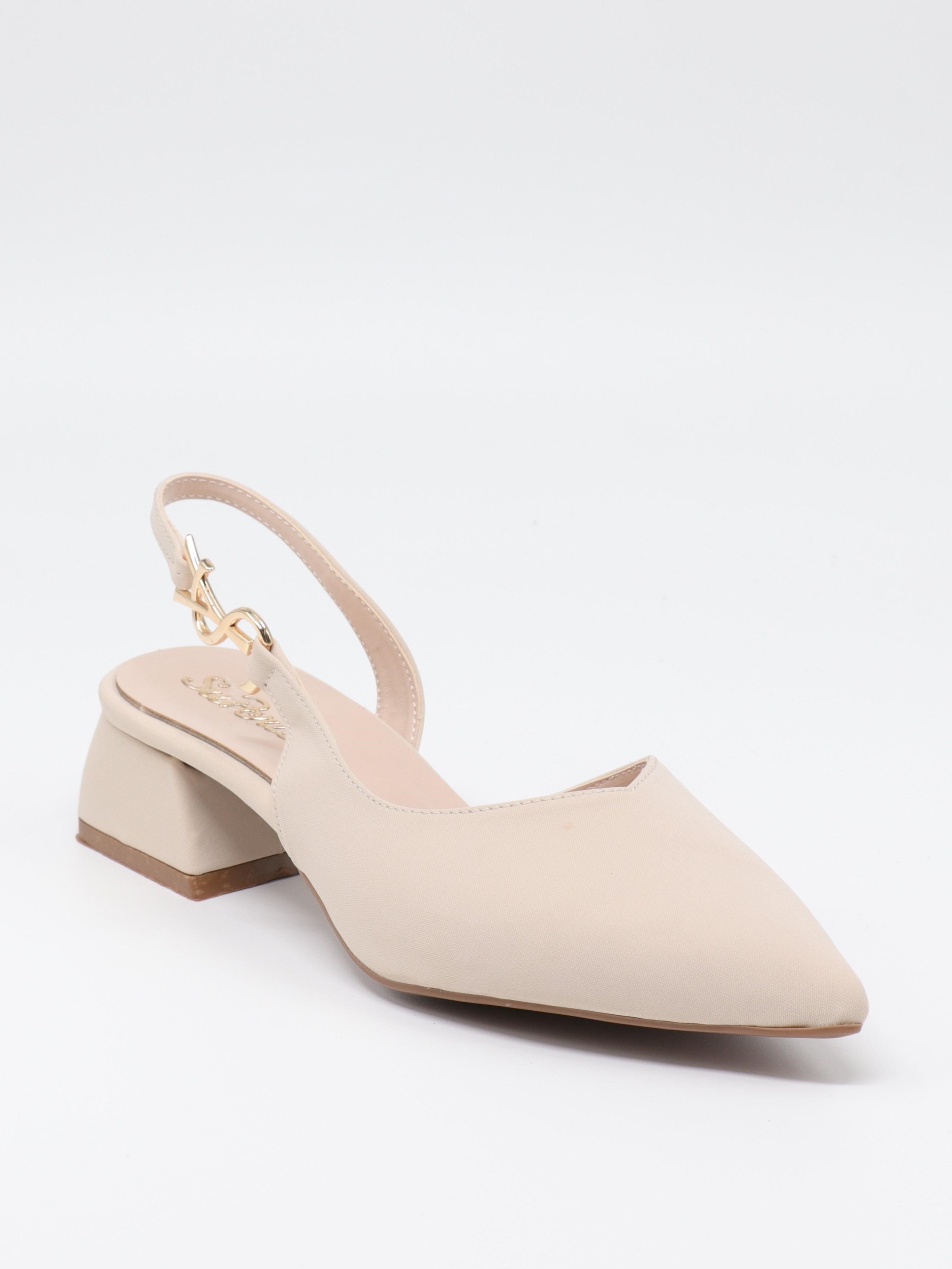 Nesil Shoes Peri 3655 Ten Saten Kadın Sandalet