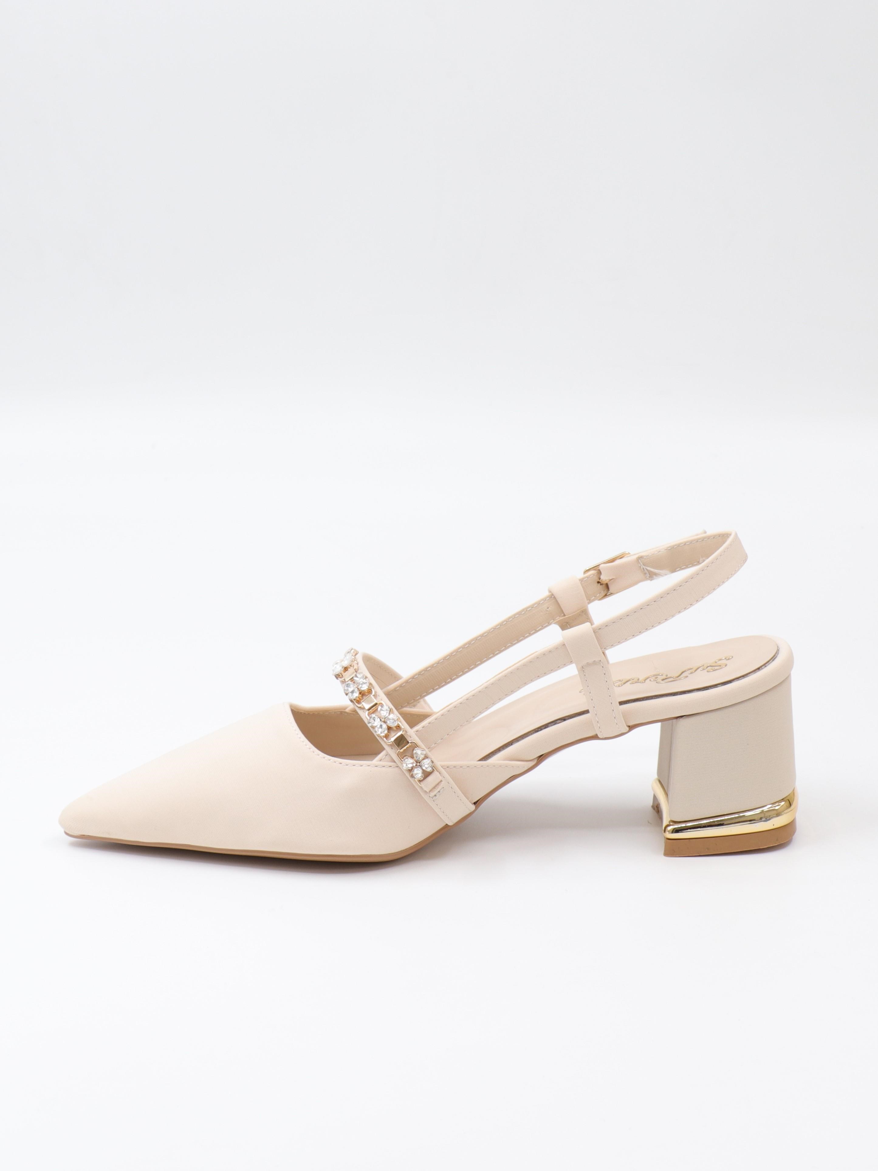 Nesil Shoes Peri 3691 Ten Saten Kadın Sandalet