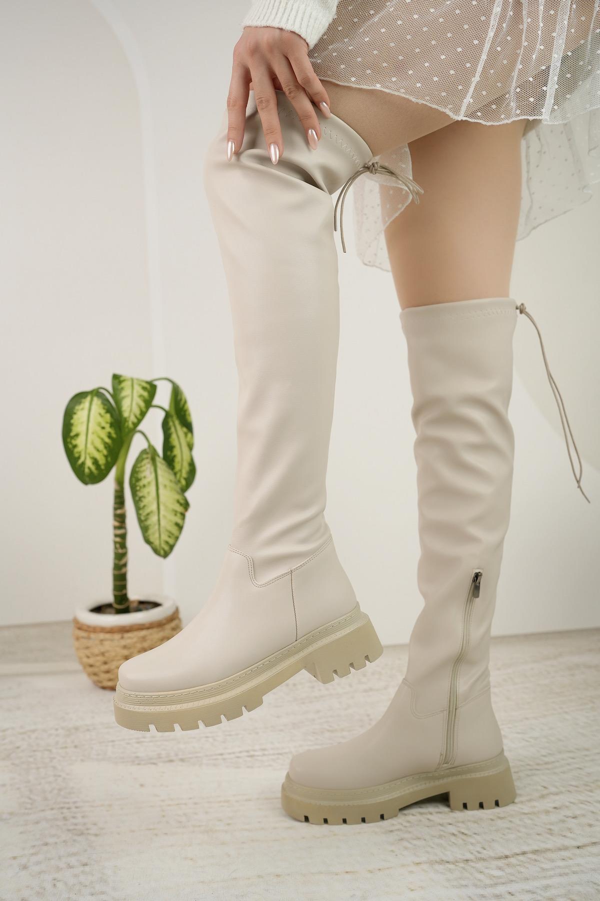 Nesil Shoes Pine 020 Ten Strech Kadın Çizme