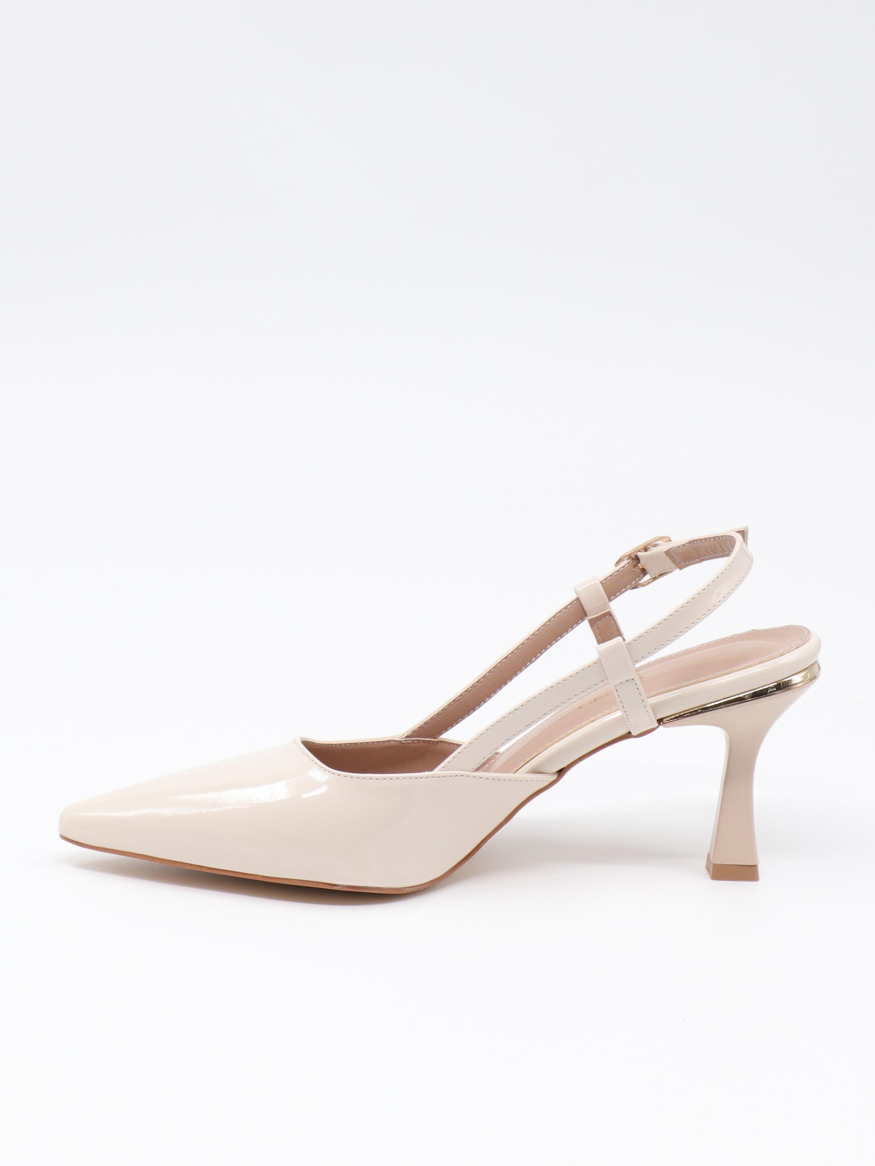 Nesil Shoes Senyo 024 Ten Rugan Topuklu Kadın Sandalet