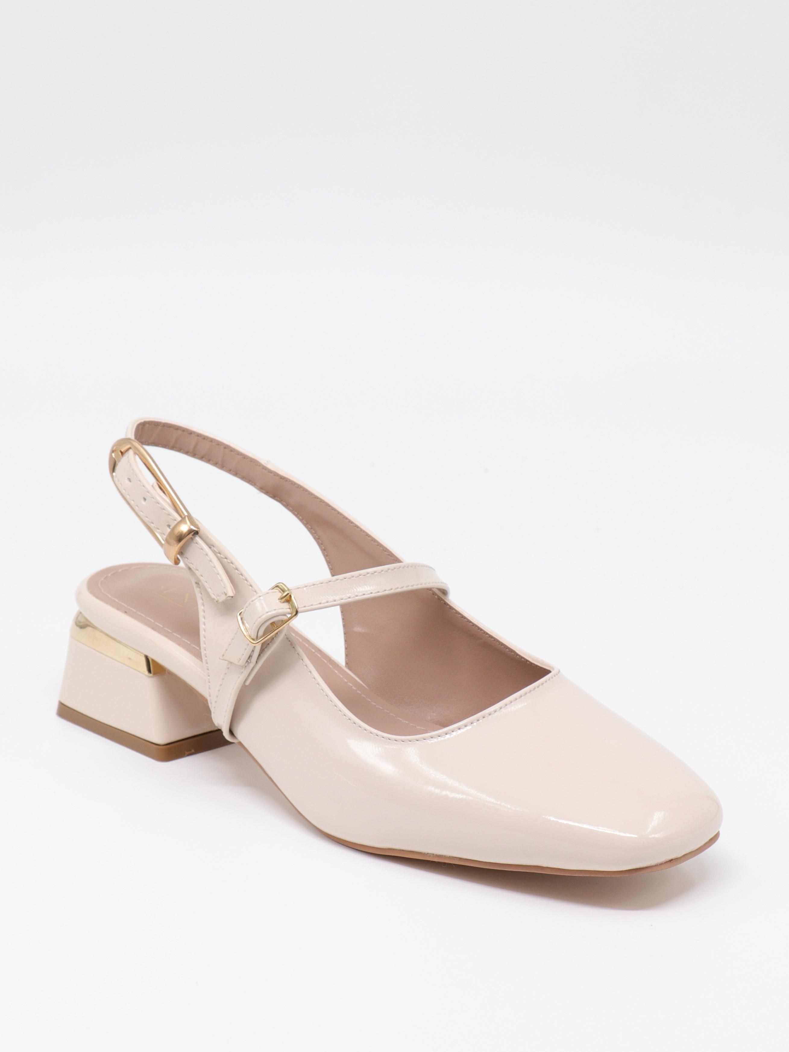 Nesil Shoes Senyo 405 Ten Rugan Tokalı Kadın Sandalet
