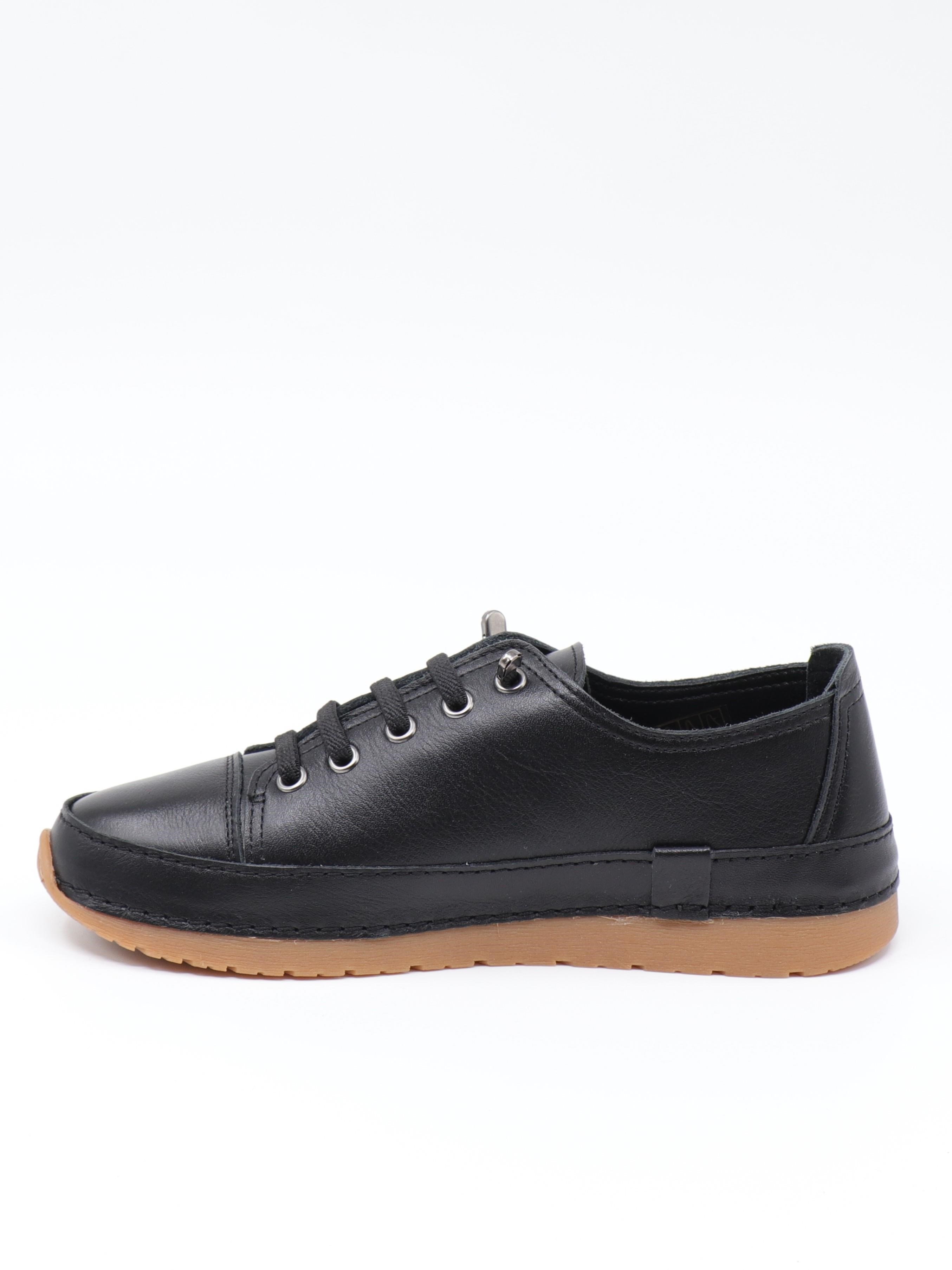 Nesil Shoes Spil Rc1 Siyah Hakiki Deri Kadın Ayakkabı