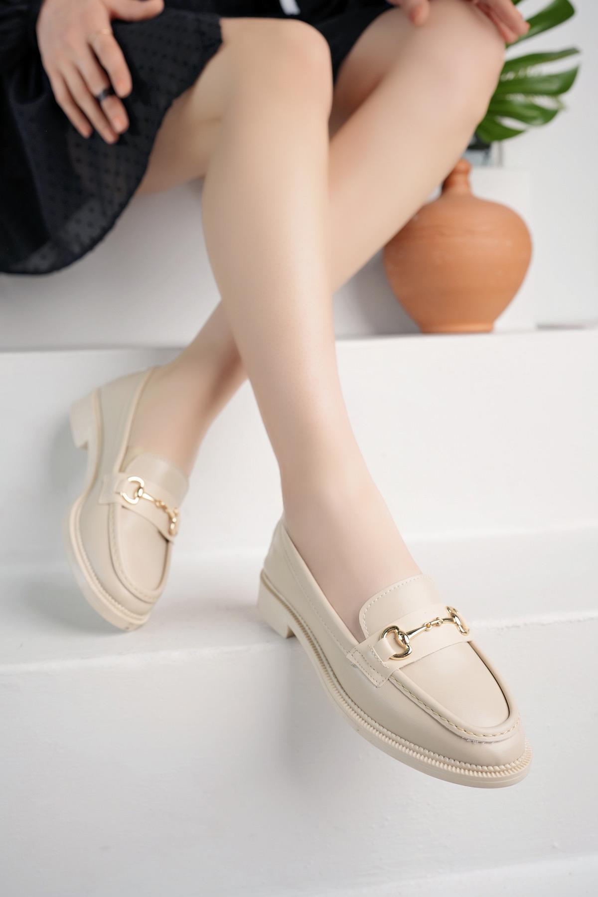 Nesil Shoes Süha 203 Ten Anatomik Kadın Lofer