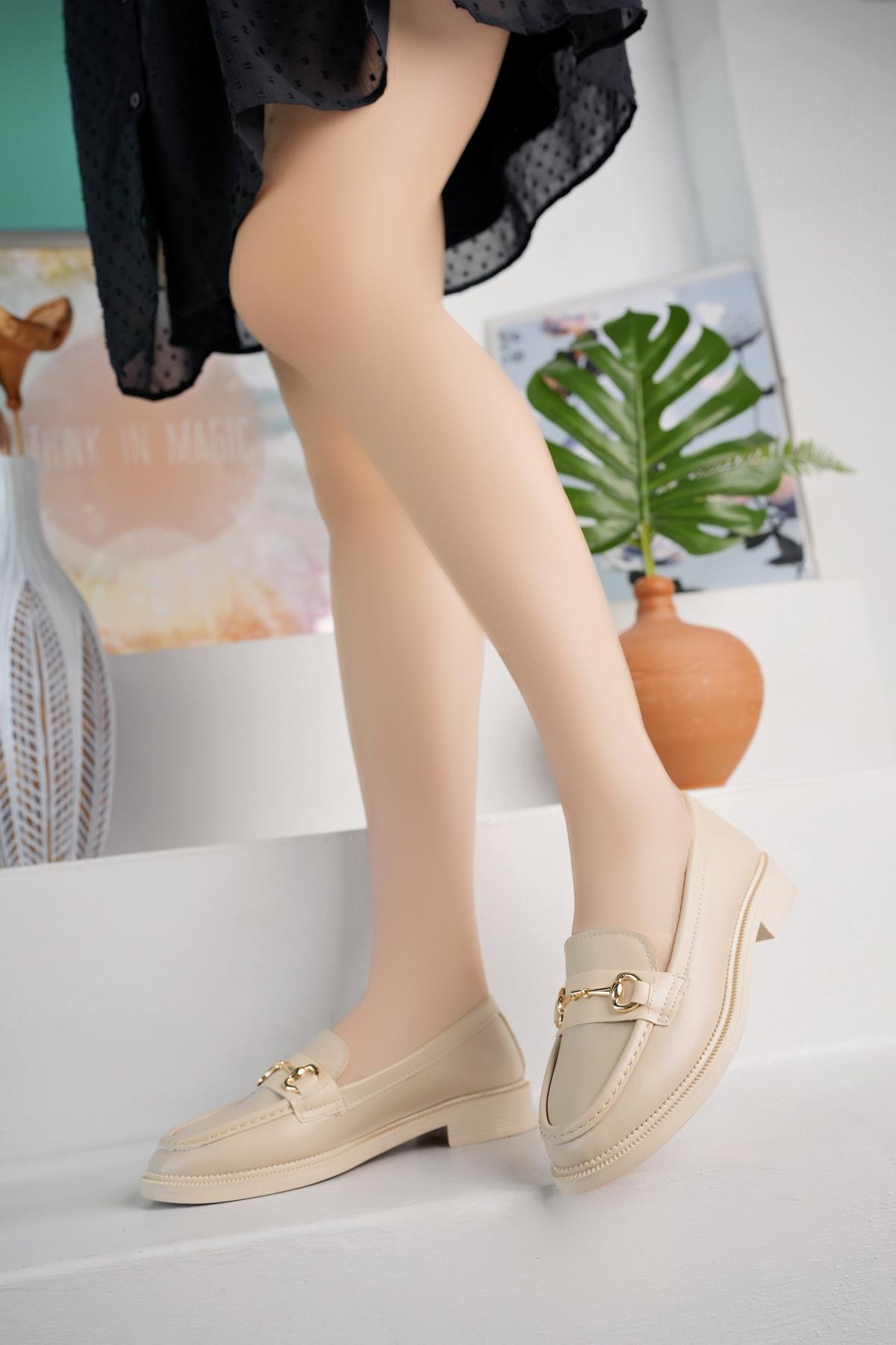 Nesil Shoes Süha 203 Ten Anatomik Kadın Lofer