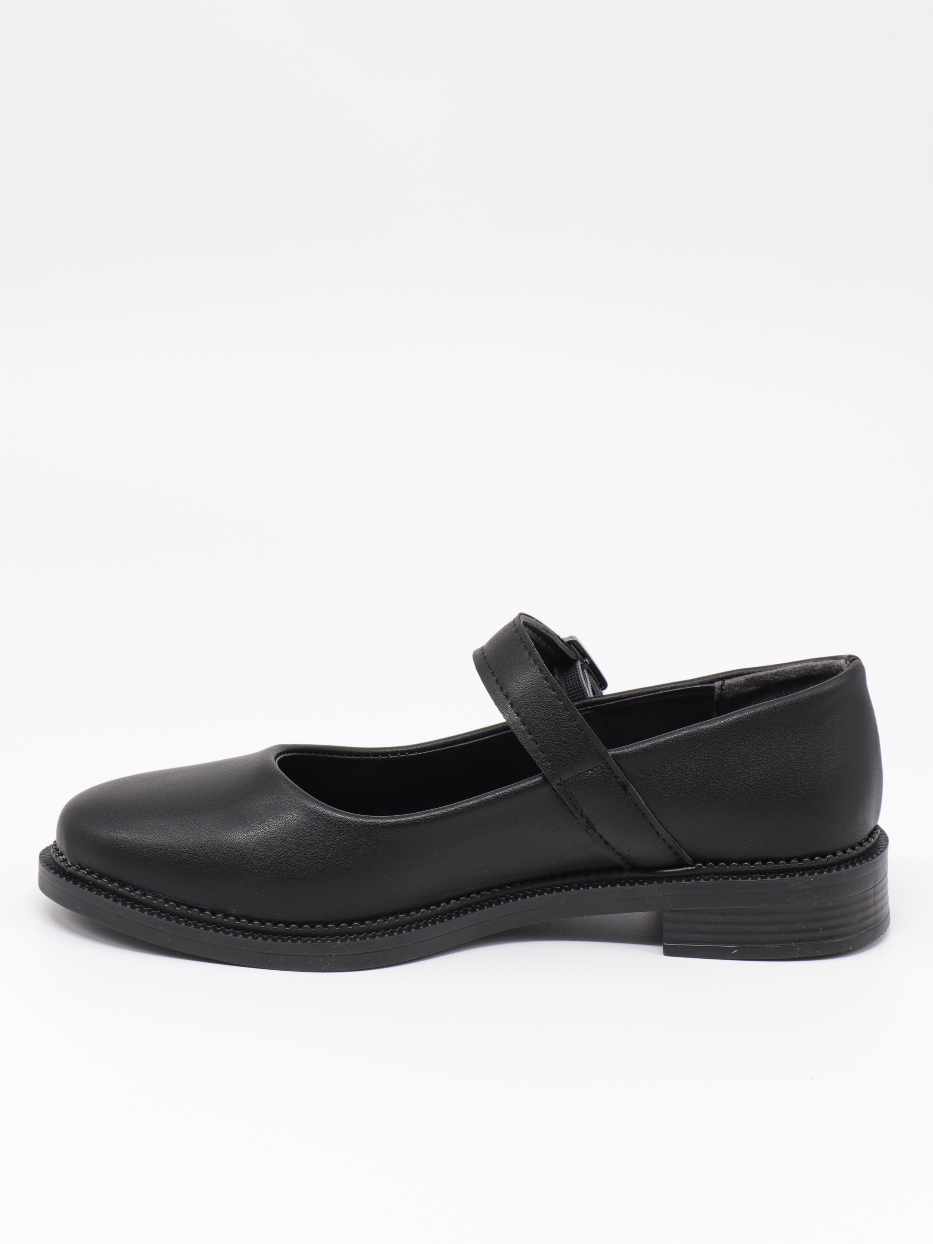 Nesil Shoes Süha 250 Siyah Tokalı Balerin Kadın Babet