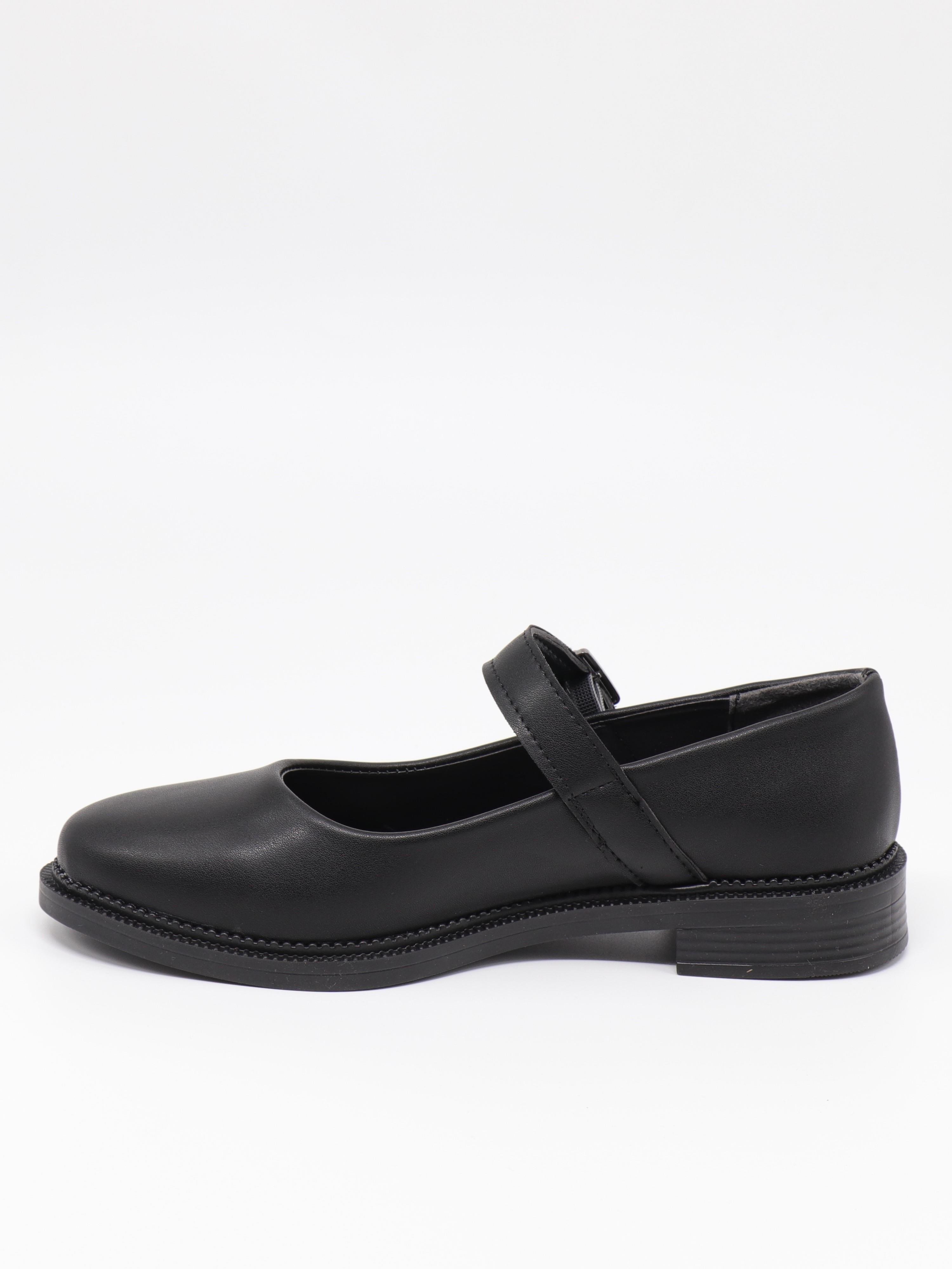 Nesil Shoes Süha 250 Siyah Tokalı Balerin Kadın Babet