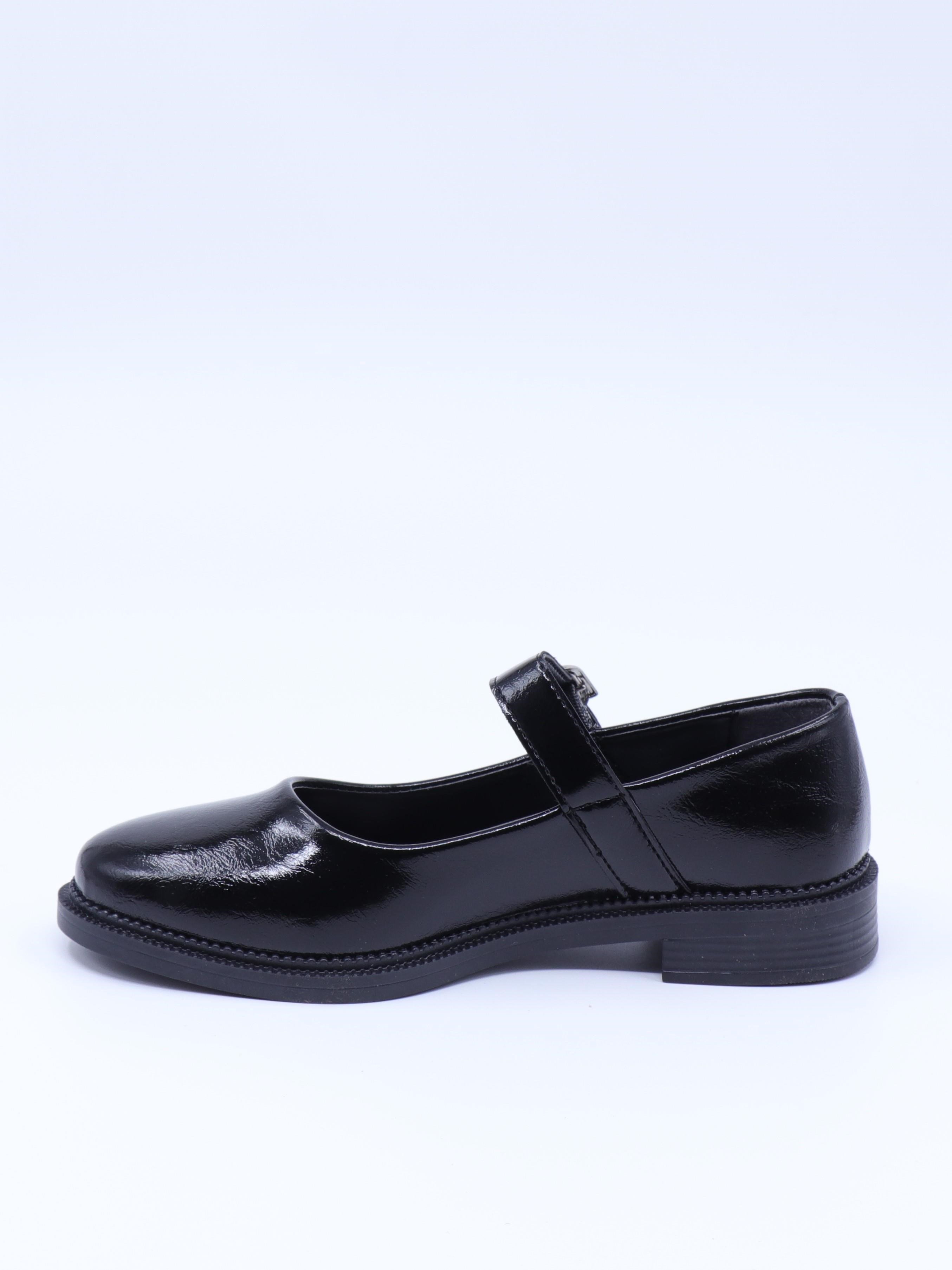 Nesil Shoes Süha 250 Syh Krşk Rgn Tokalı Balerin Kadın Babet
