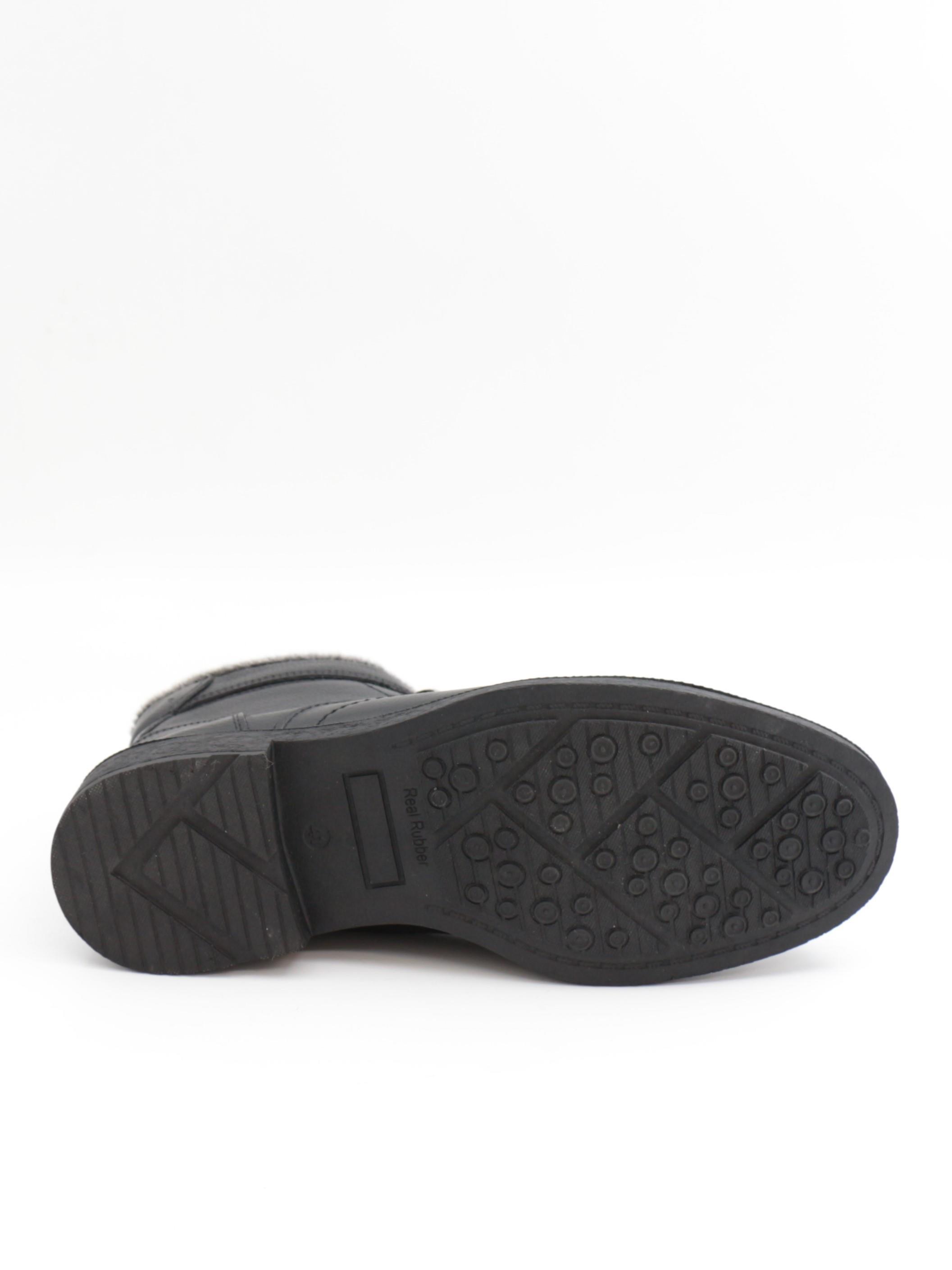 Nesil Shoes Thrtrk 906 Siyah Hakiki Deri Kauçuk Taban Erkek Bot