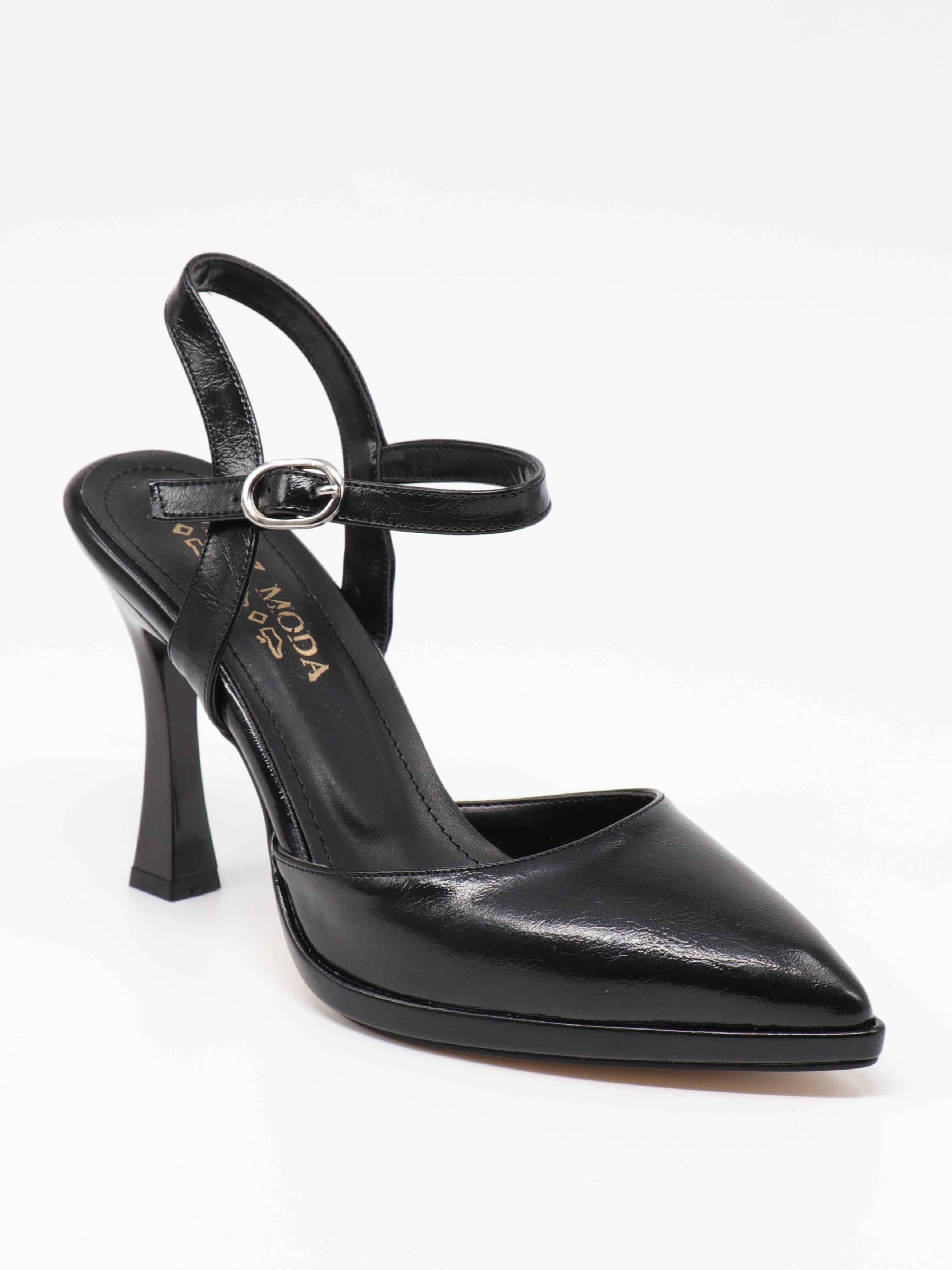 Nesil Shoes Uraz 775 Syh Krşk Rgn Arkası Açık Topuklu Kadın Ayakkabı