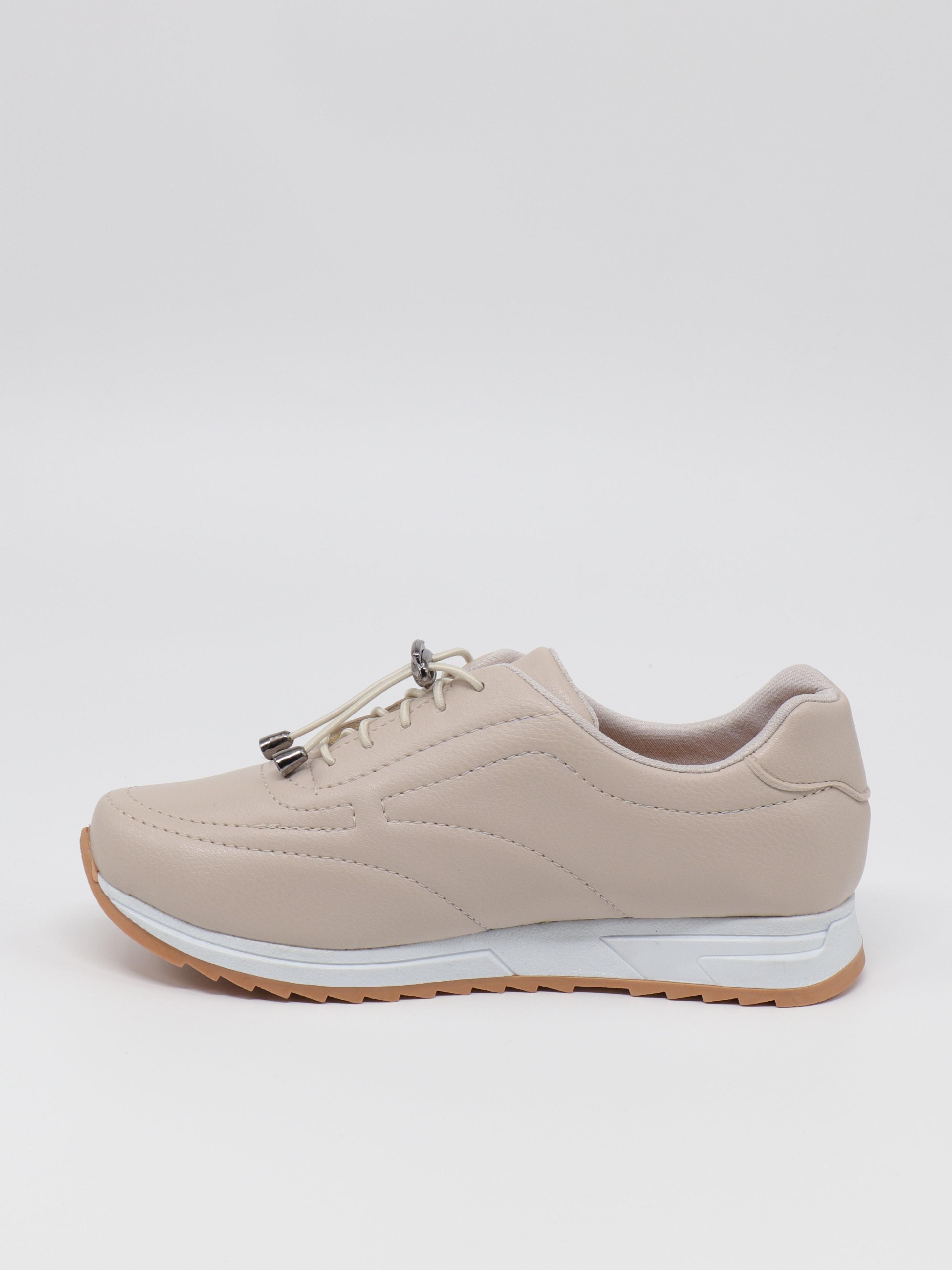 Nesil Shoes Wiss 1120 Bej Anatomik Kadın Sneakers