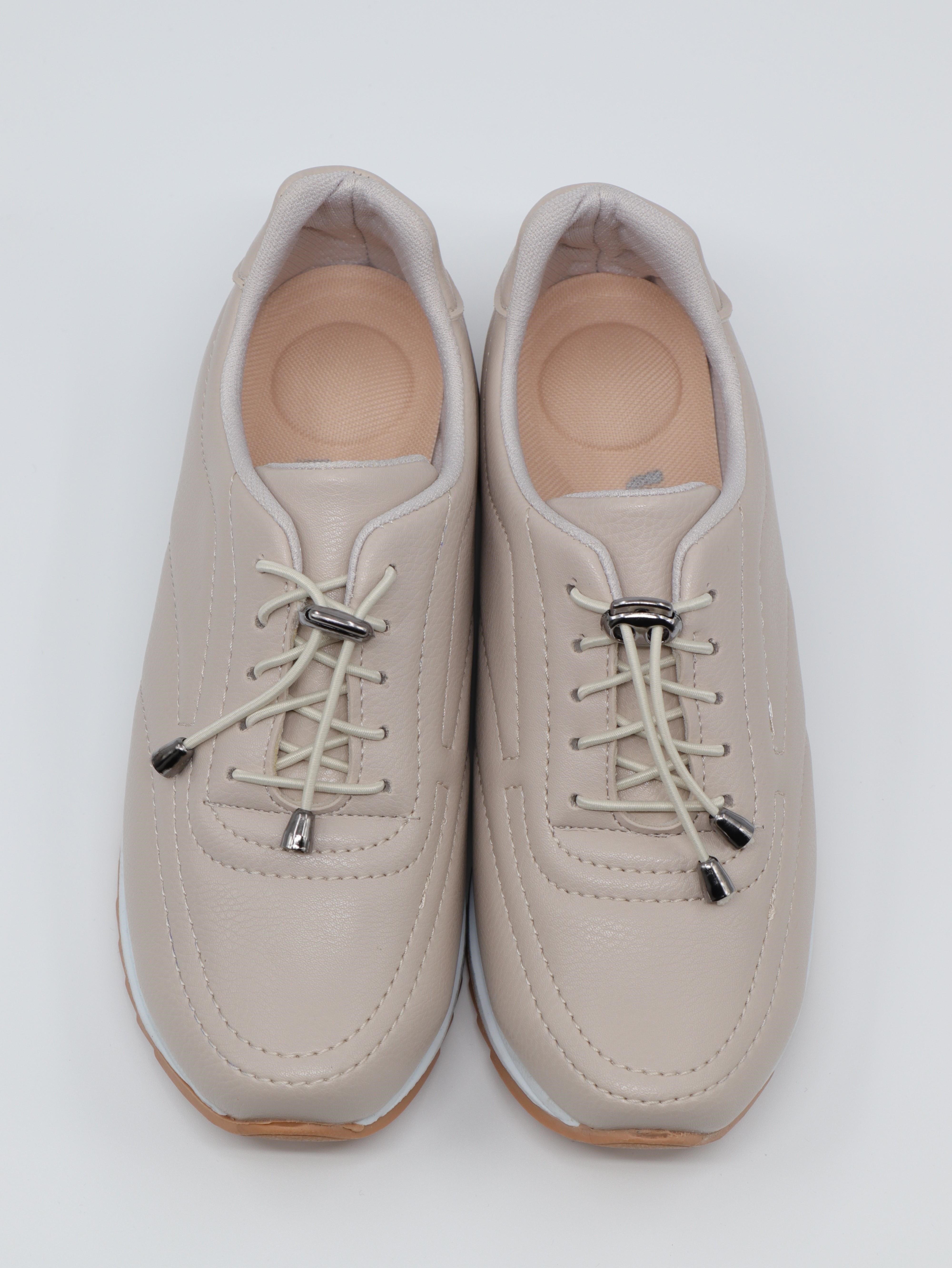 Nesil Shoes Wiss 1120 Bej Anatomik Kadın Sneakers