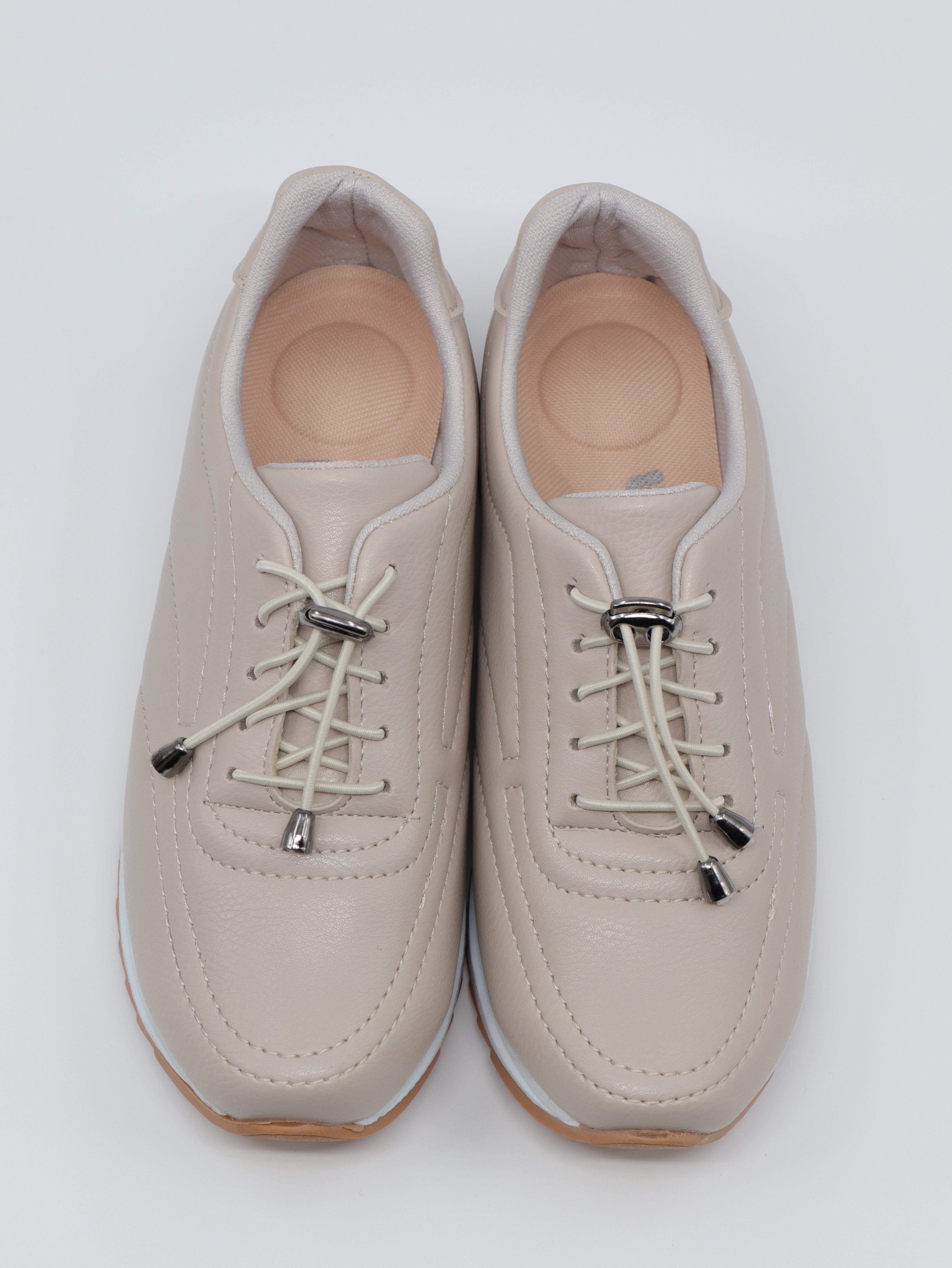 Nesil Shoes Wiss 1120 Bej Anatomik Kadın Sneakers