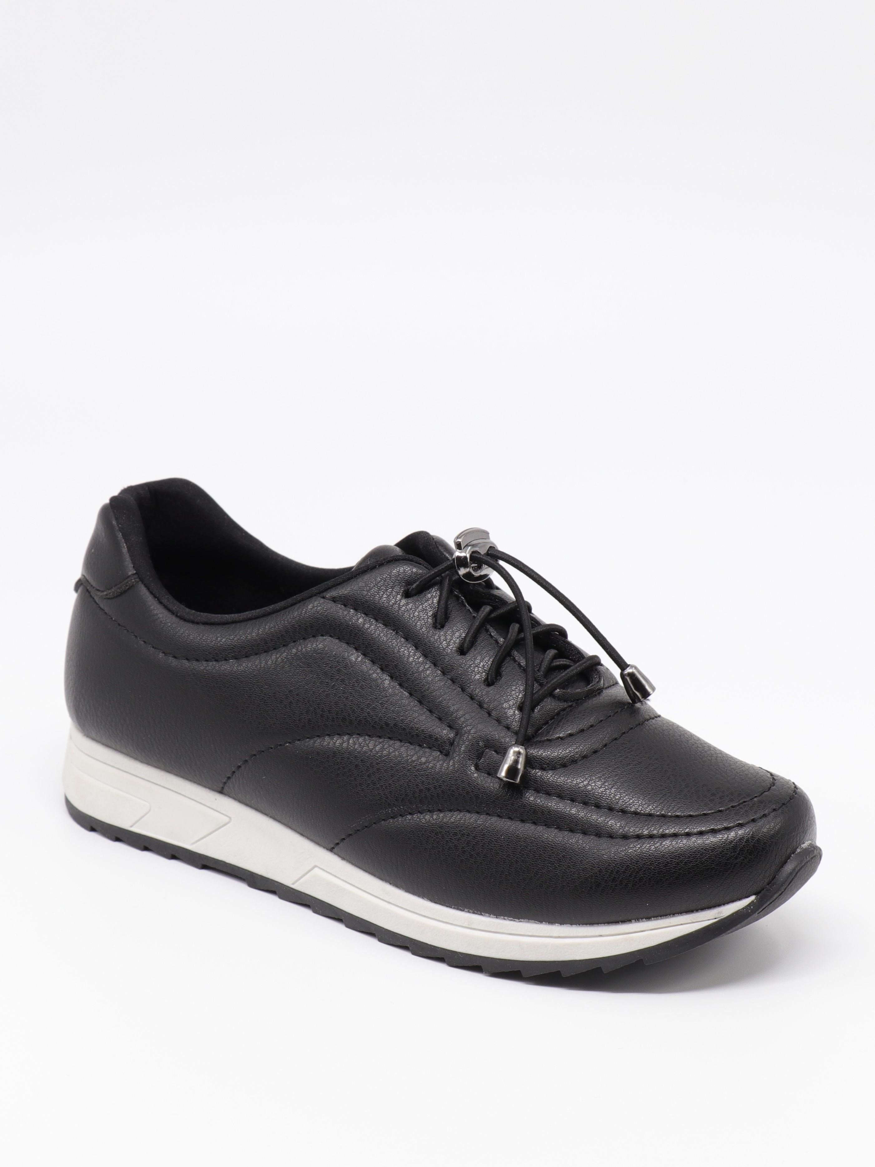 Nesil Shoes Wiss 1120 Siyah Anatomik Kadın Sneakers