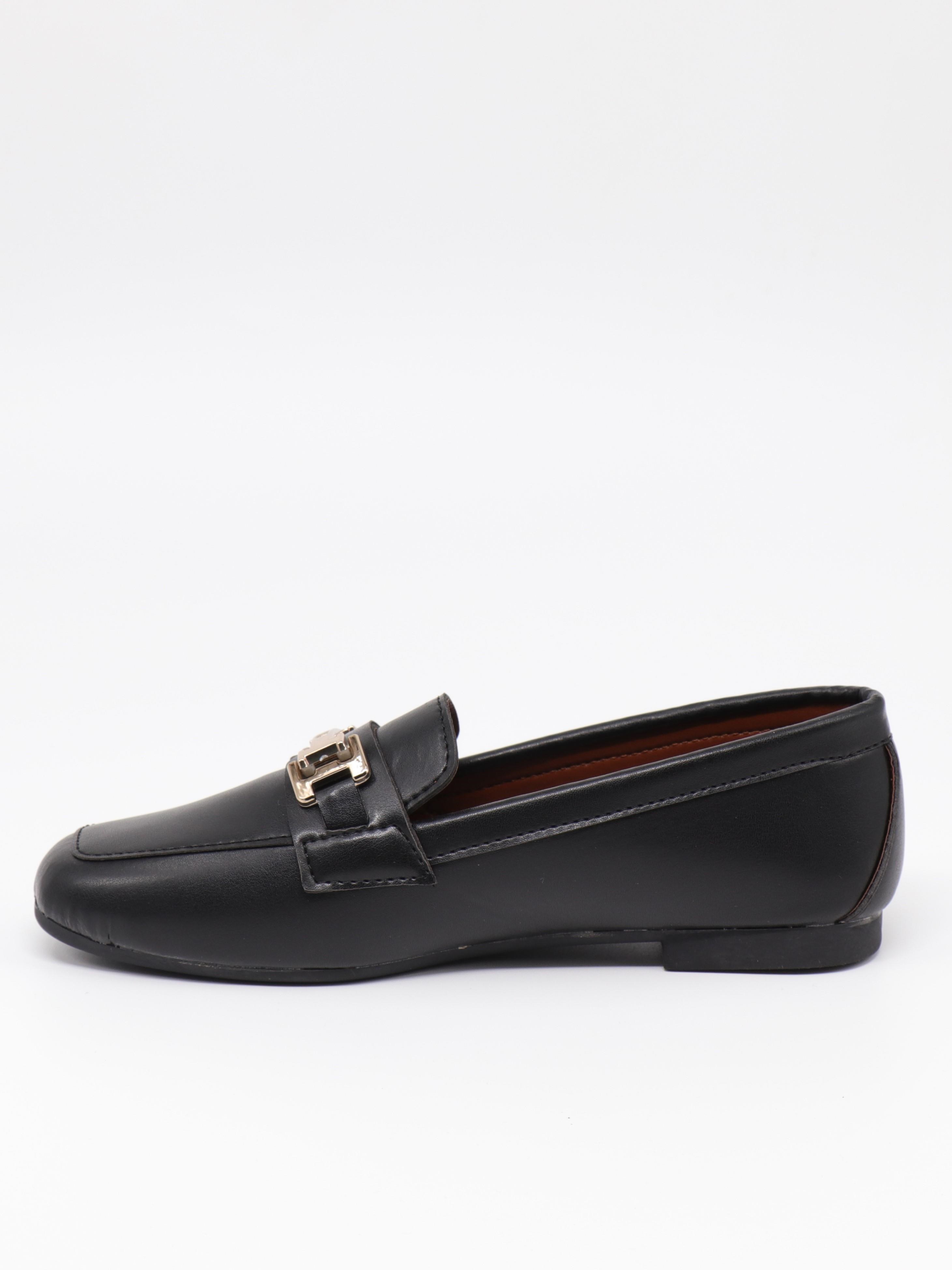 Nesil Shoes Ypr C07 Siyah Tokalı Kadın Babet