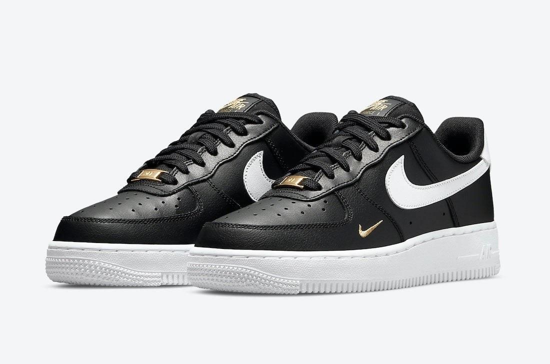 Nike Air Force 1 '07 Black Gold Cz0270 001 Erkek Sneaker