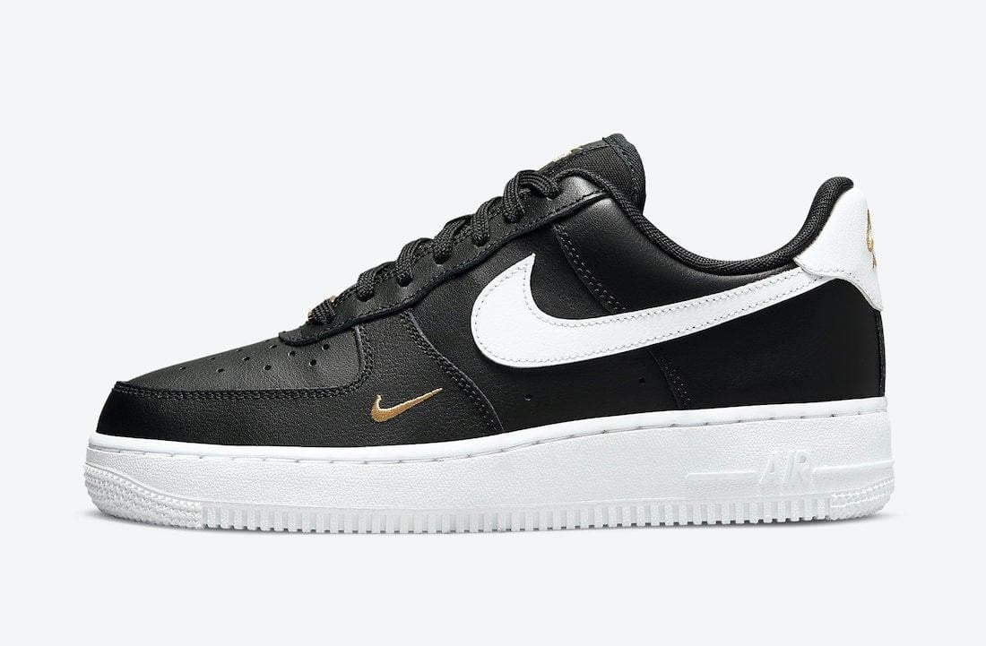 Nike Air Force 1 '07 Black Gold Cz0270 001 Erkek Sneaker