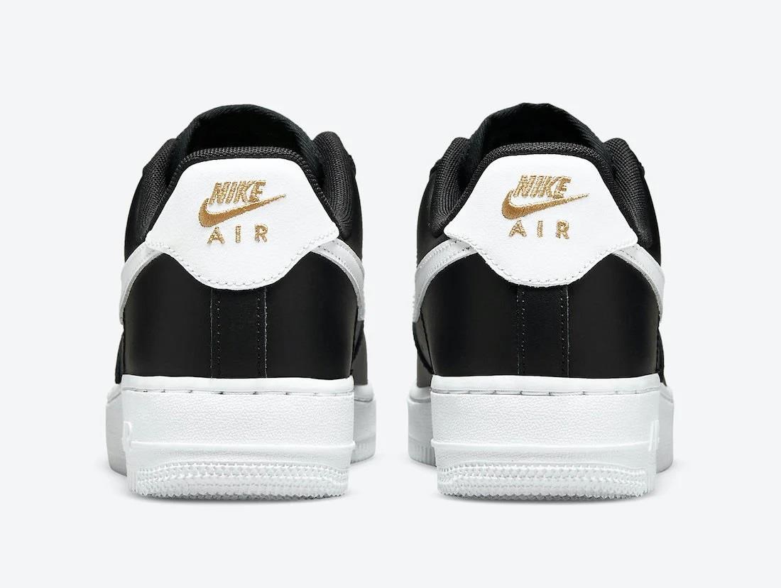 Nike Air Force 1 '07 Black Gold Cz0270 001 Erkek Sneaker