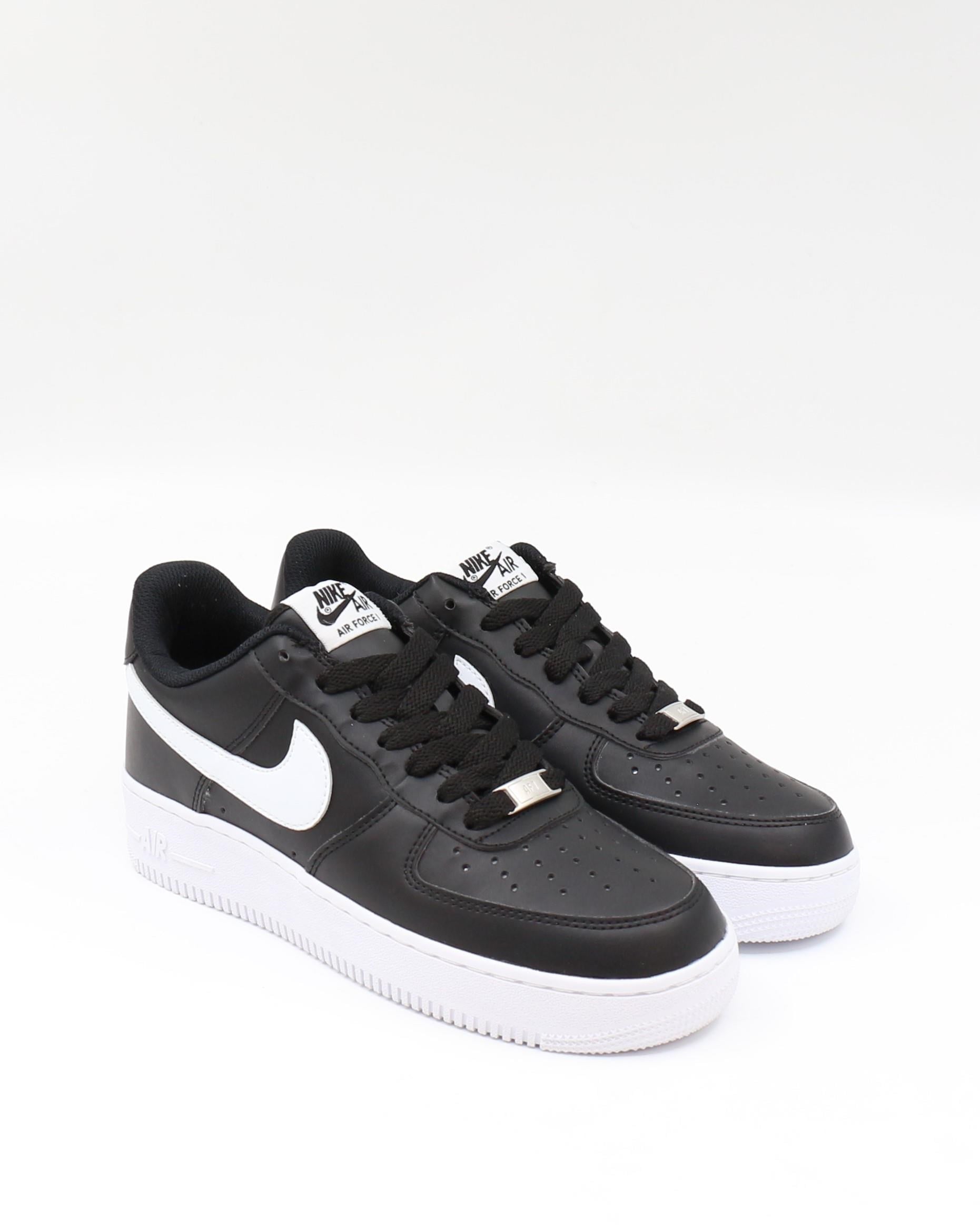 Nike Air Force 1 '07 Black White CJ0952 001 Çocuk Sneaker