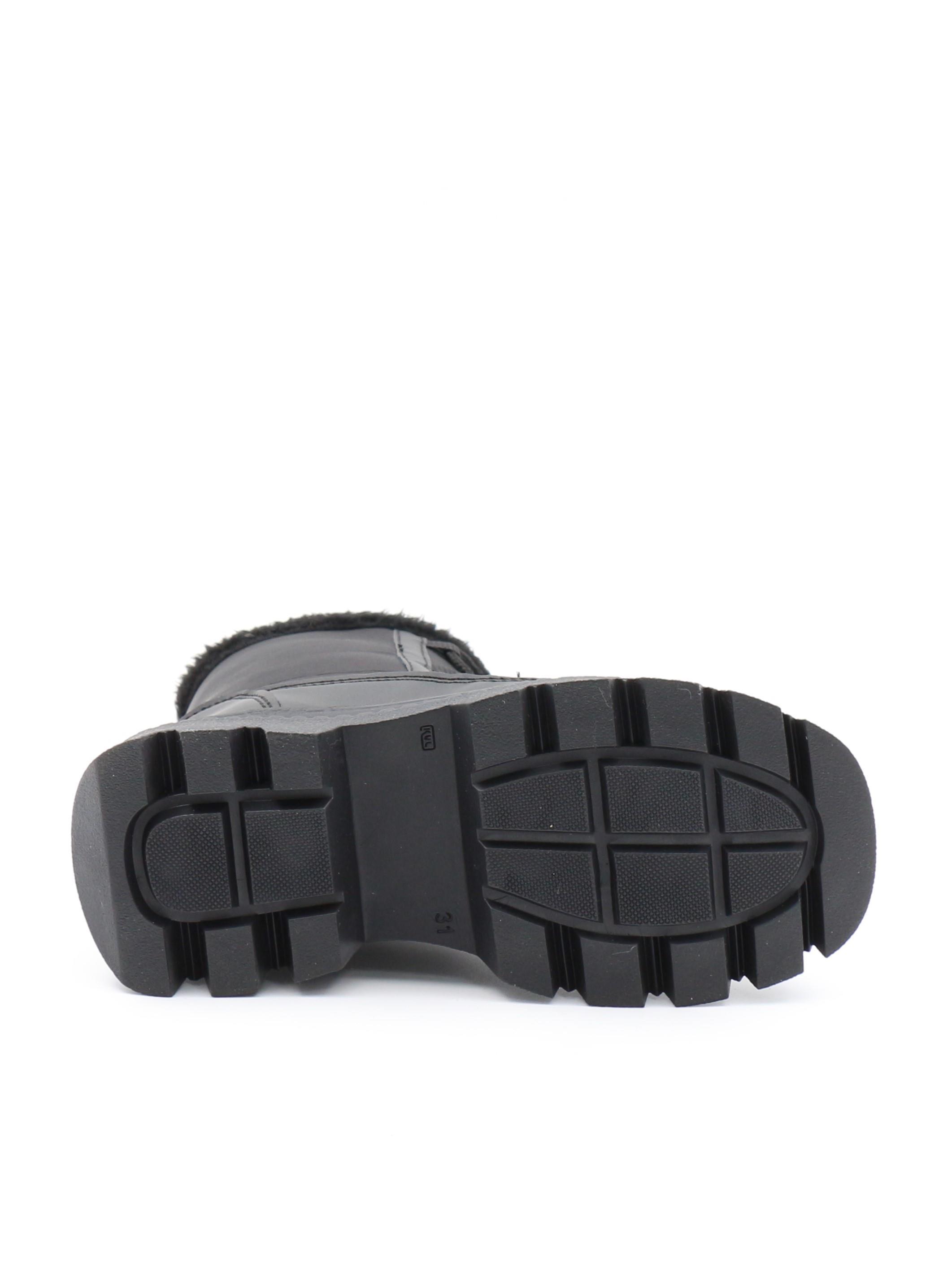 Pinokyo Arizona Siyah 31-35 Kürklü Dalgıç Kumaş Çocuk Bot