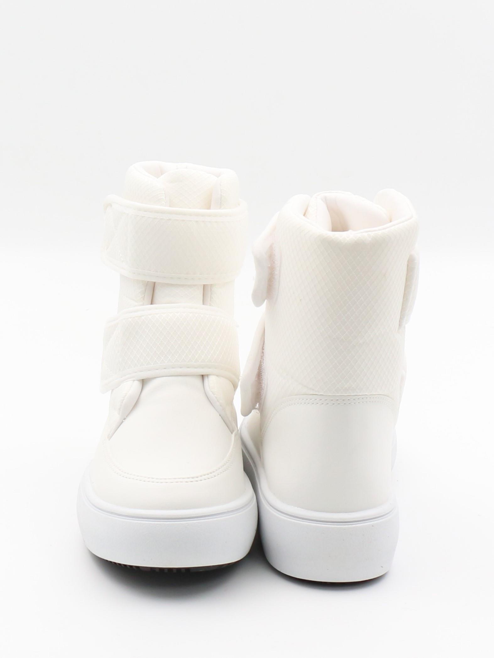 Pinokyo Kongo Beyaz 31-35 Cırtlı Sıcak Astar Çocuk Bot