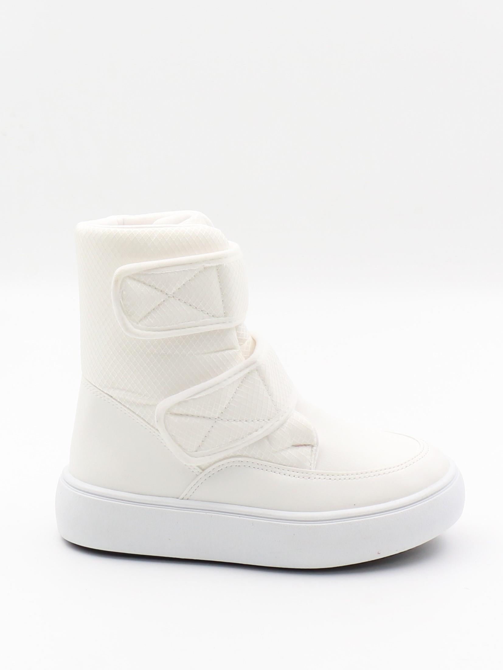 Pinokyo Kongo Beyaz 31-35 Cırtlı Sıcak Astar Çocuk Bot