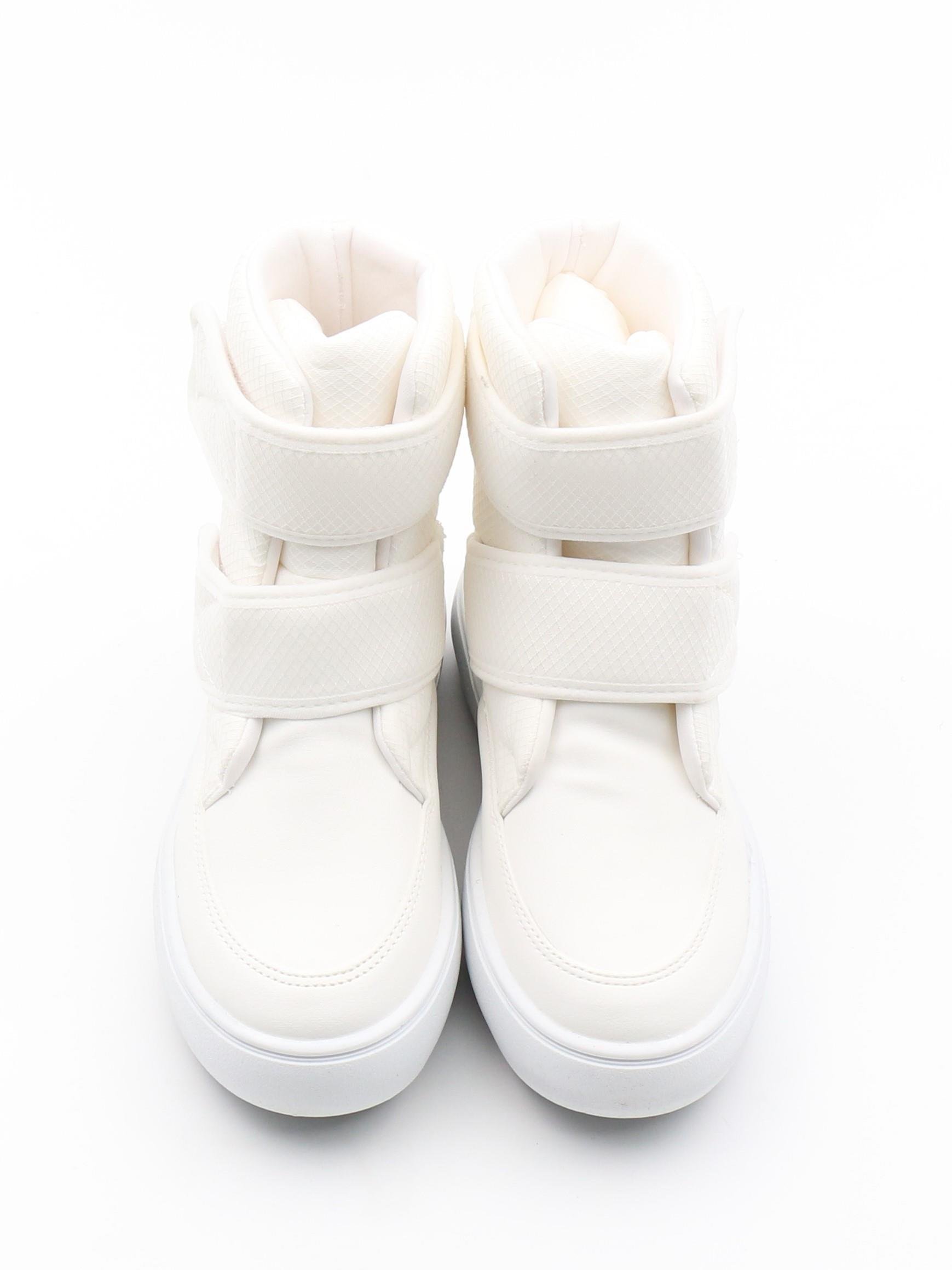 Pinokyo Kongo Beyaz 31-35 Cırtlı Sıcak Astar Çocuk Bot