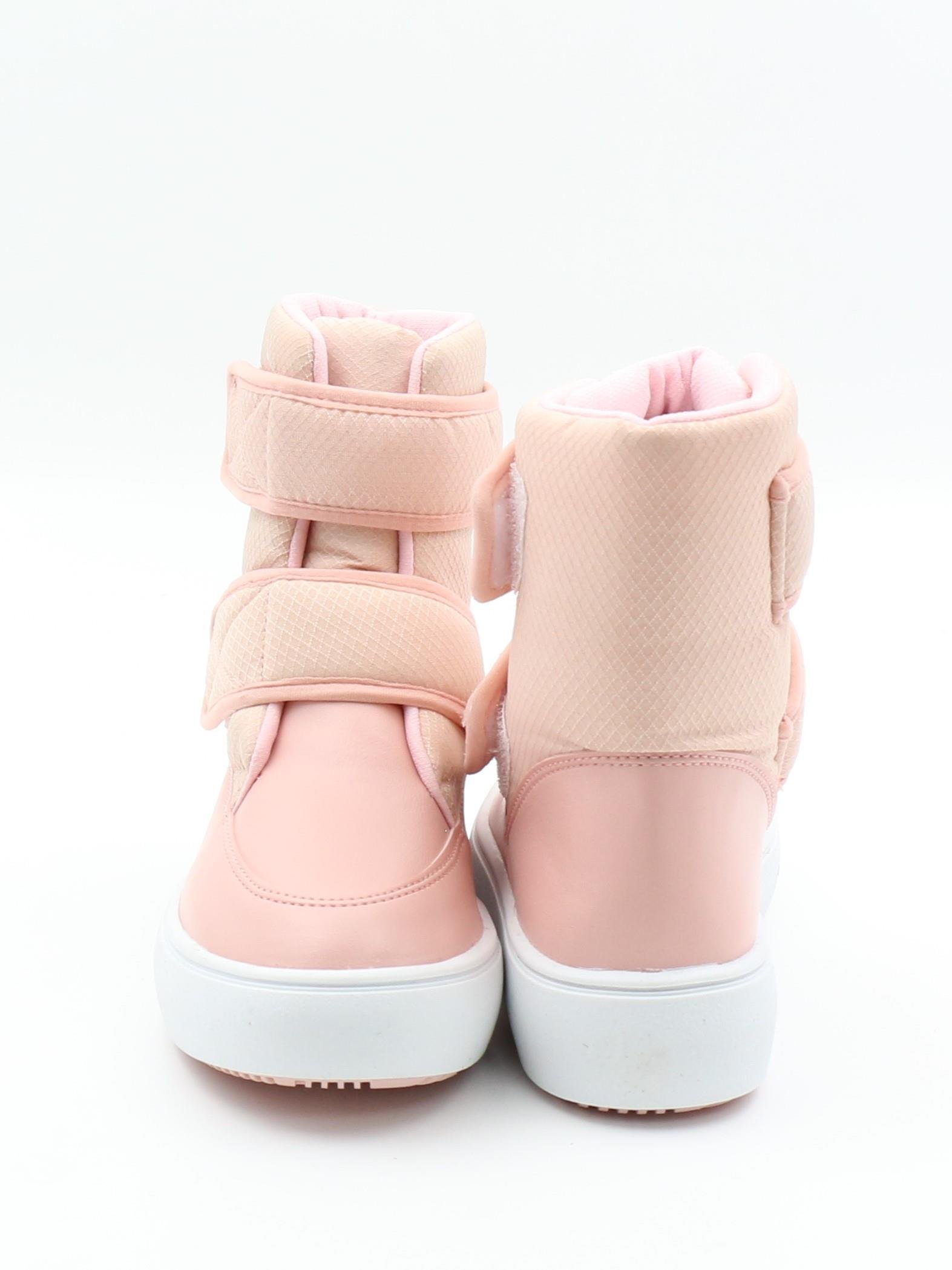 Pinokyo Kongo Pembe 31-35 Cırtlı Sıcak Astar Çocuk Bot