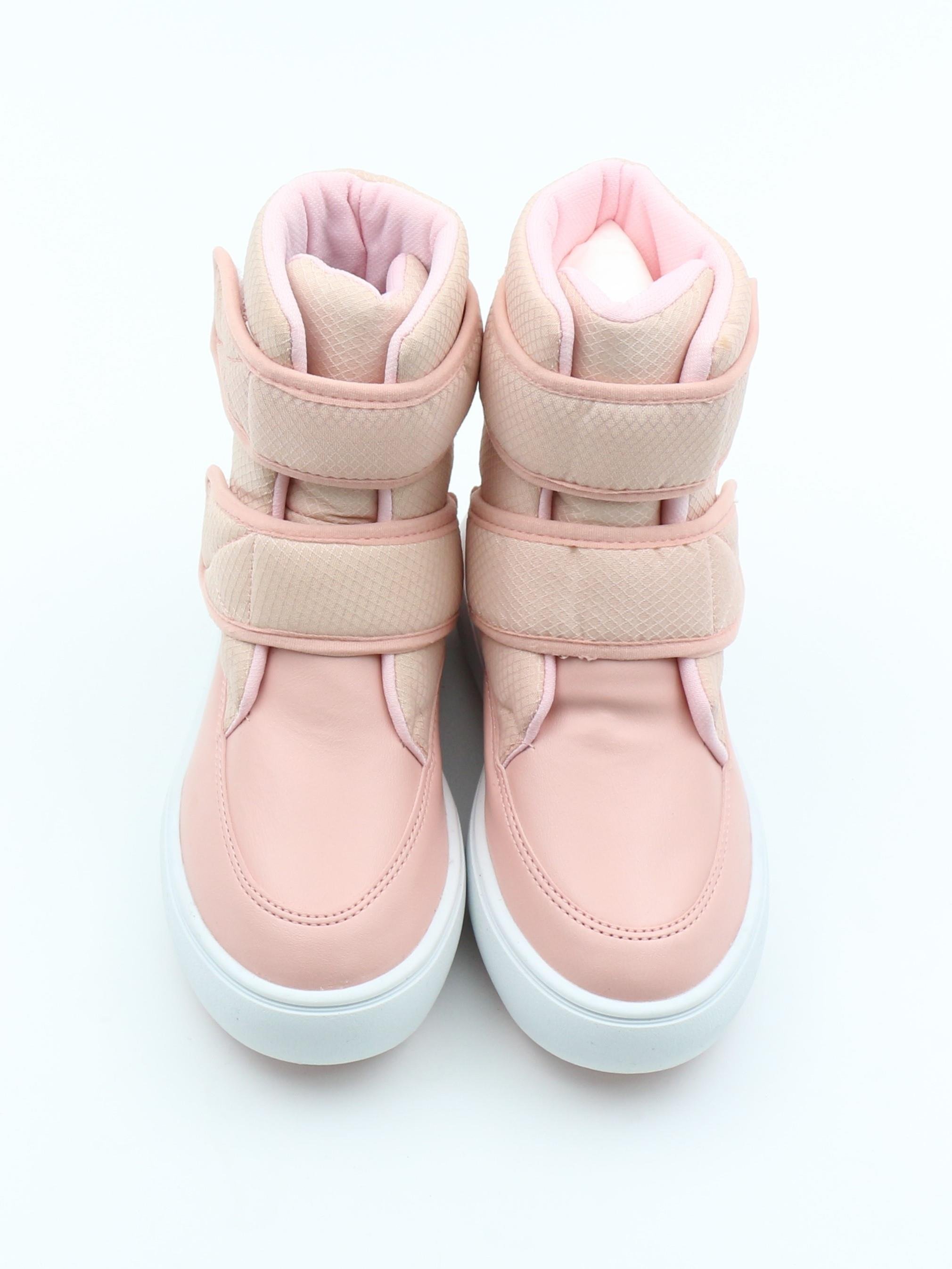 Pinokyo Kongo Pembe 31-35 Cırtlı Sıcak Astar Çocuk Bot