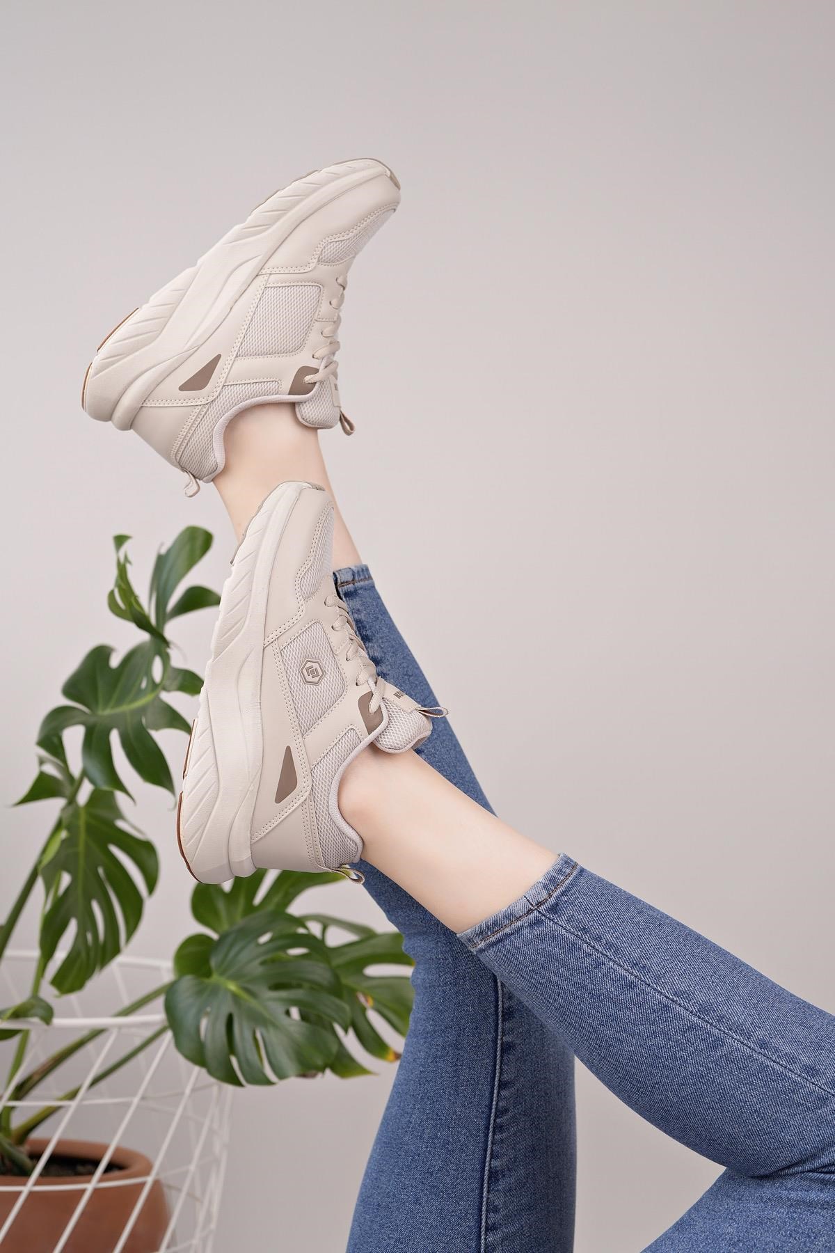 Quenn Step 2110 Kum 36-40 Kadın Sneakers