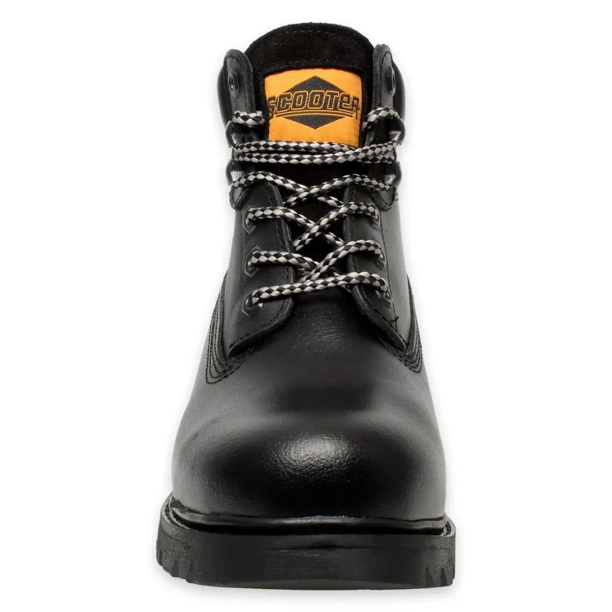 Scooter G5130DS Siyah Cilt Su Geçirmez Unisex Kışlık Bot