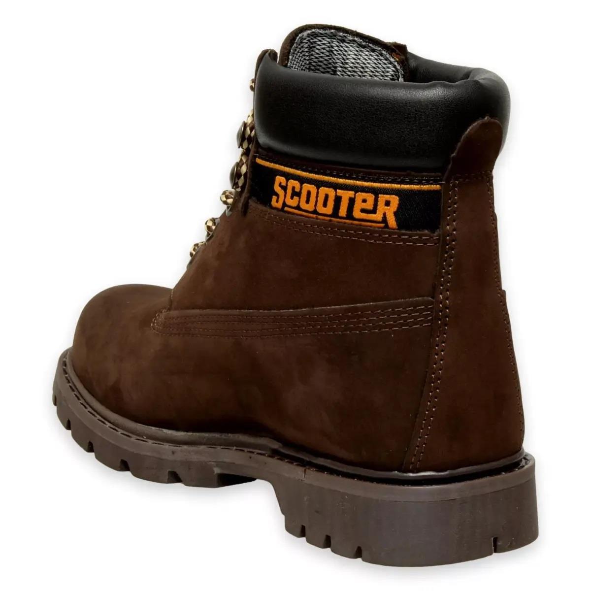 Scooter G5130NKA Kahve Nubuk Su Geçirmez Unisex Kışlık Bot