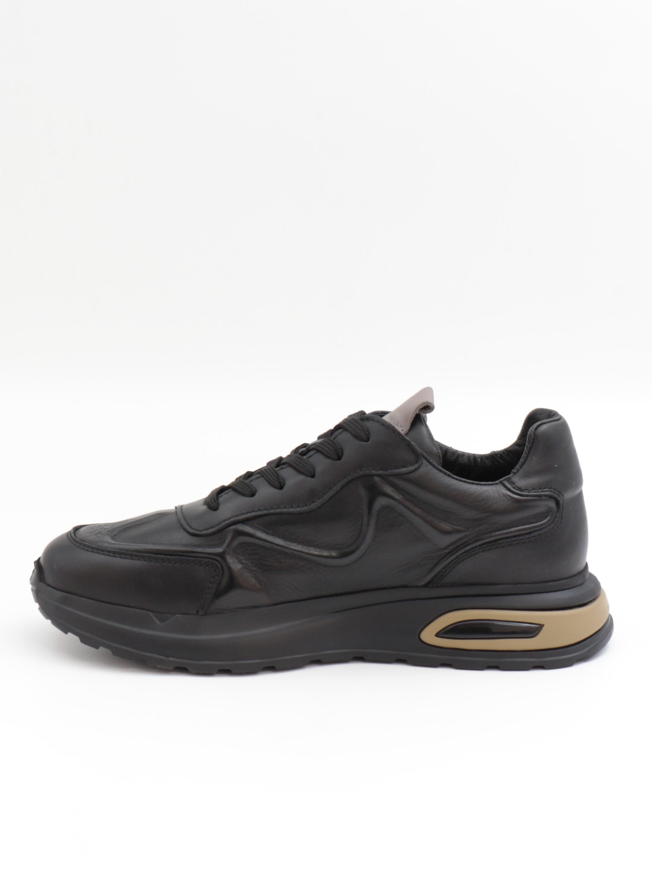 Togga 2356 Siyah Hakiki Deri Günlük Erkek Sneakers