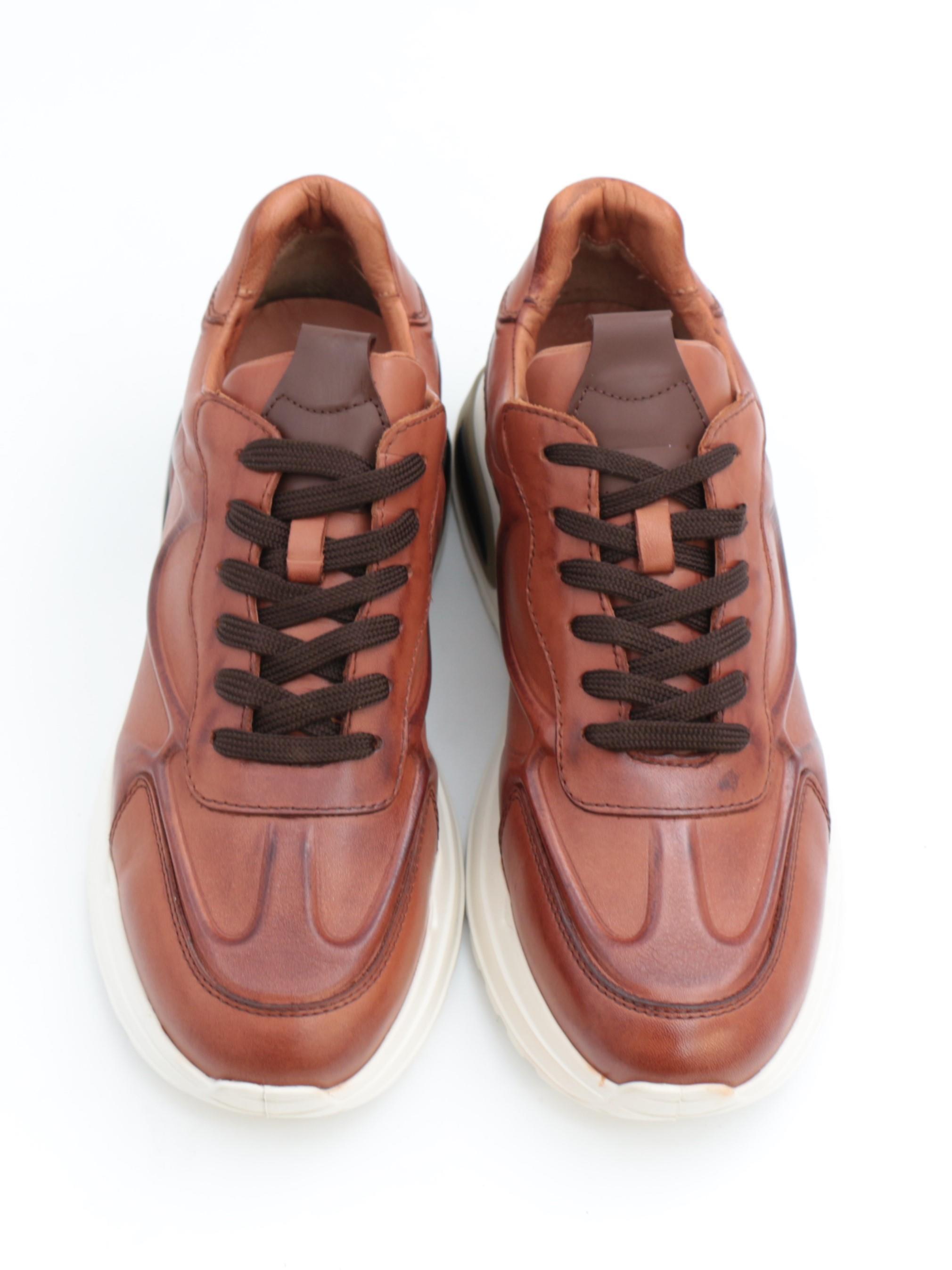 Togga 2356 Taba Hakiki Deri Günlük Erkek Sneakers