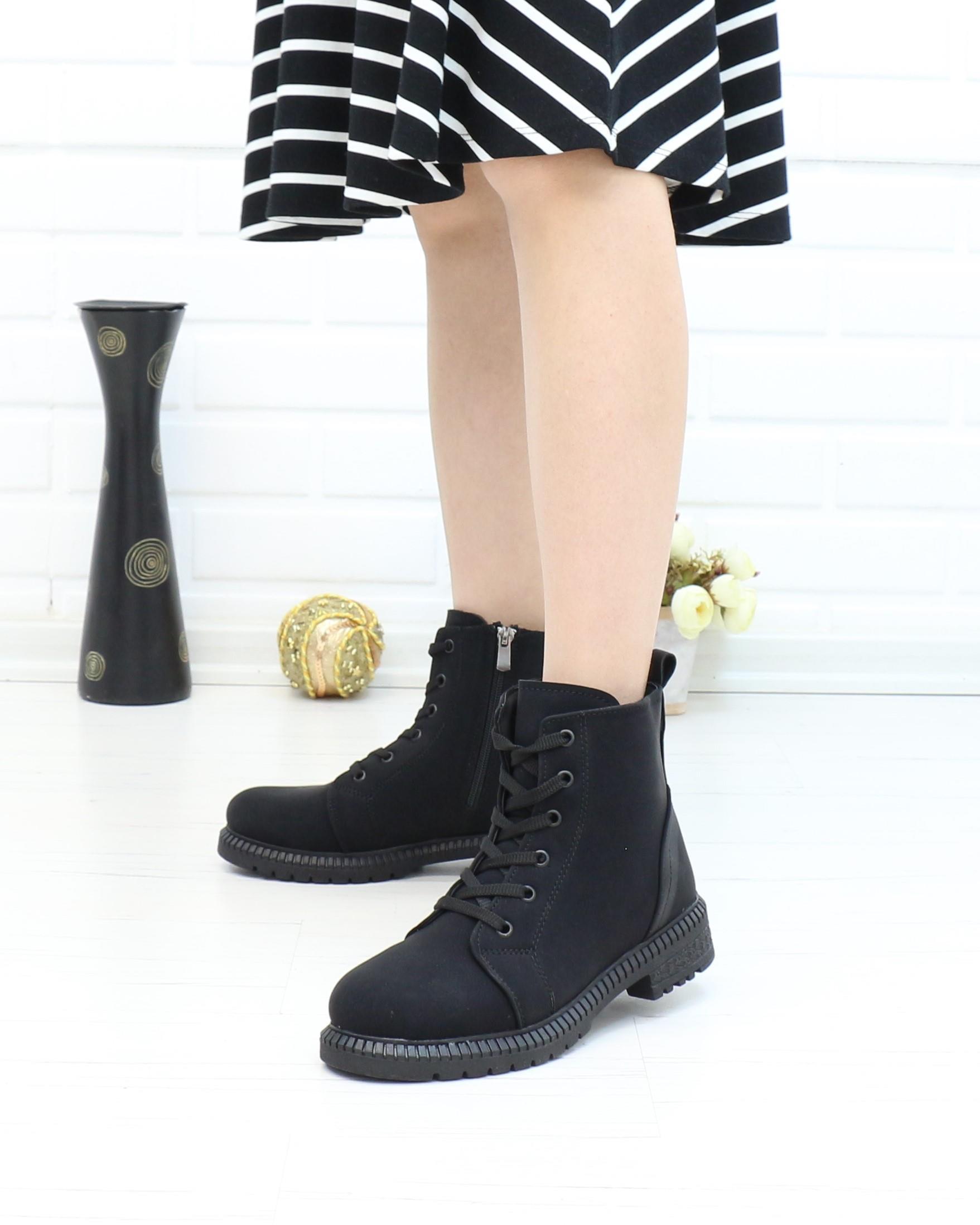 Twingo 8125 Siyah Zümrüt Kürklü Kışlık Kaymaz Taban Kadın Bot